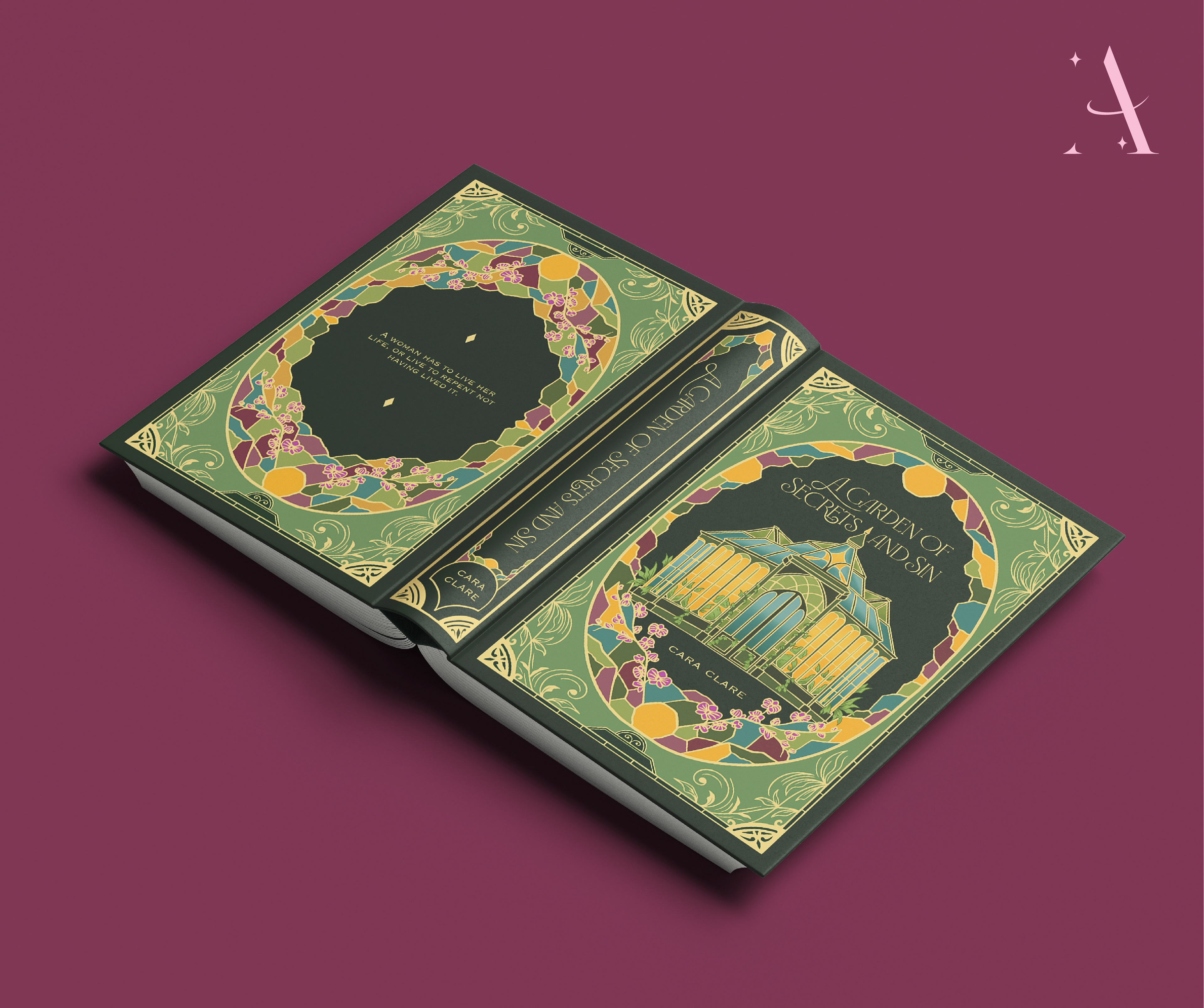 A Garden of Secrets and Sin by Cara Clare