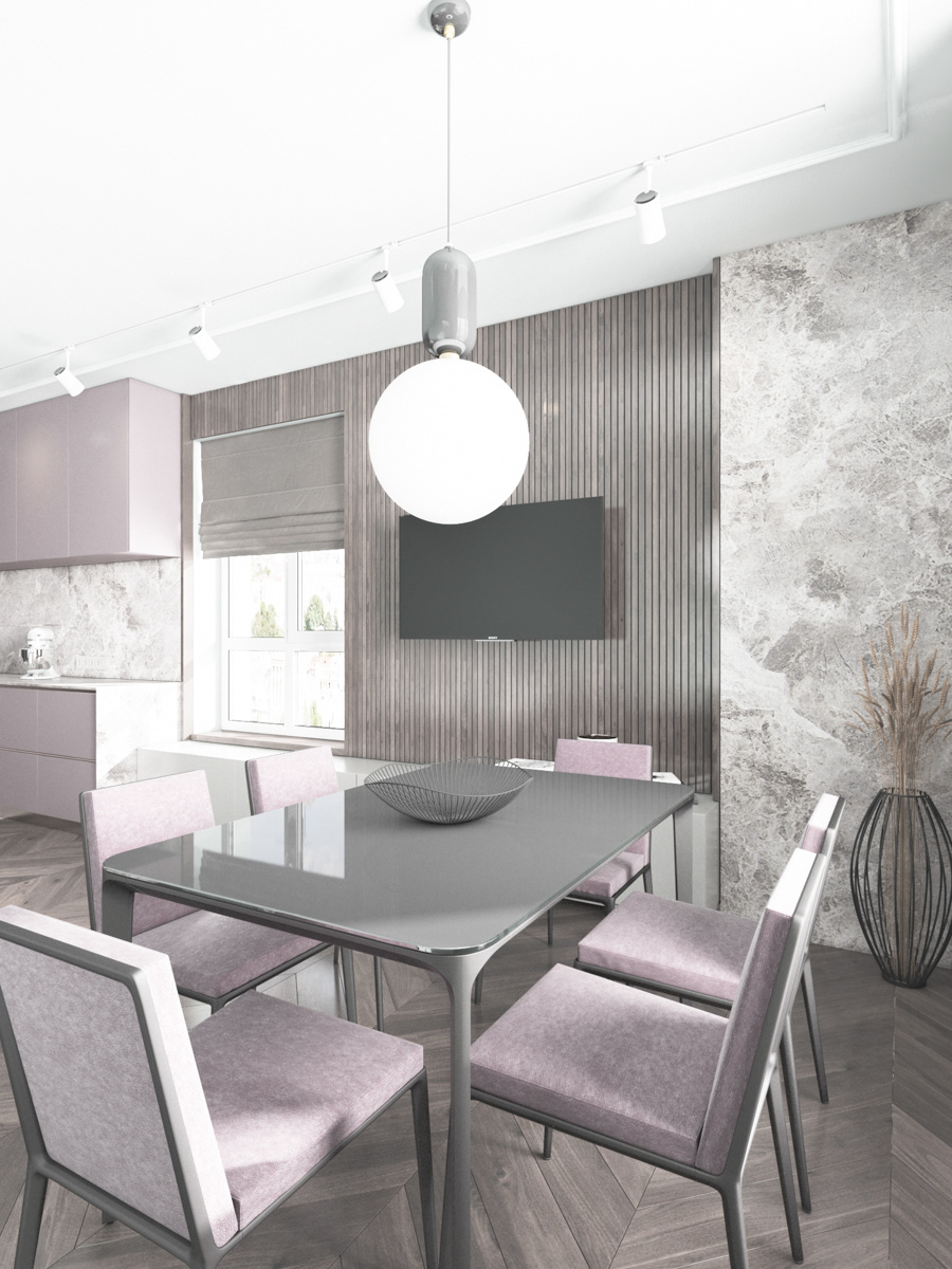 Mid-century Modern Dining Area