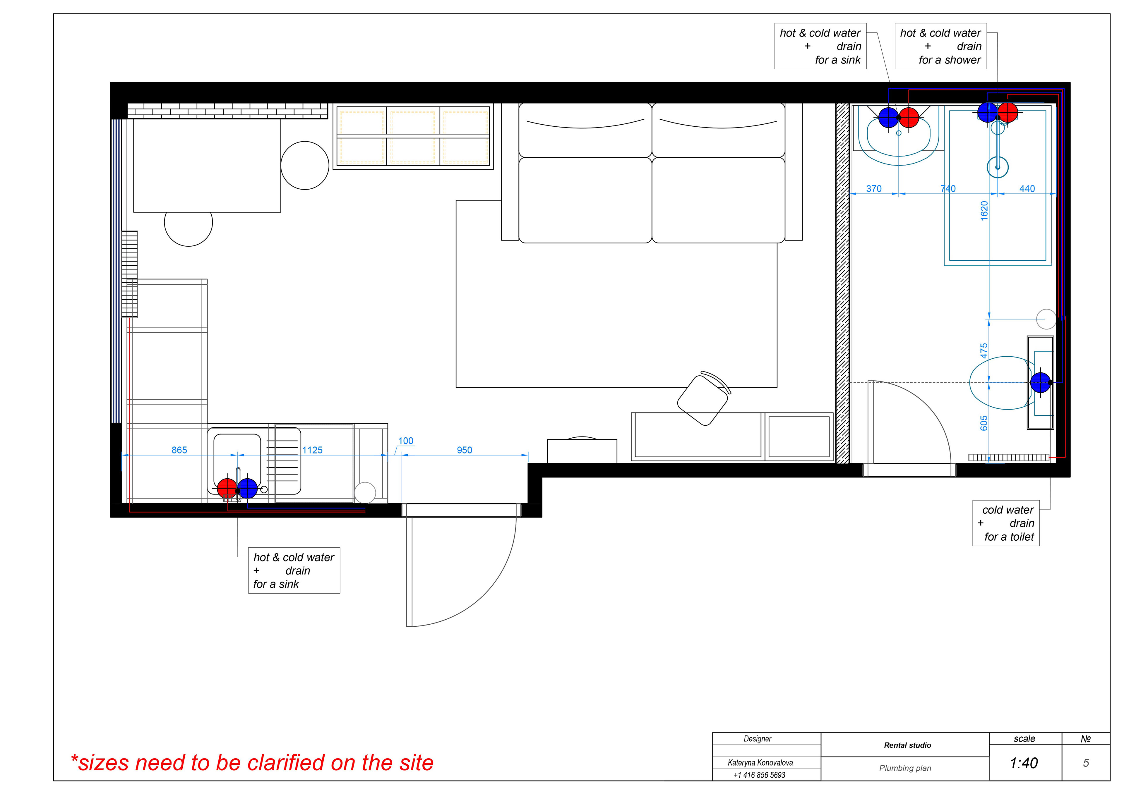 Water Outlets Plan