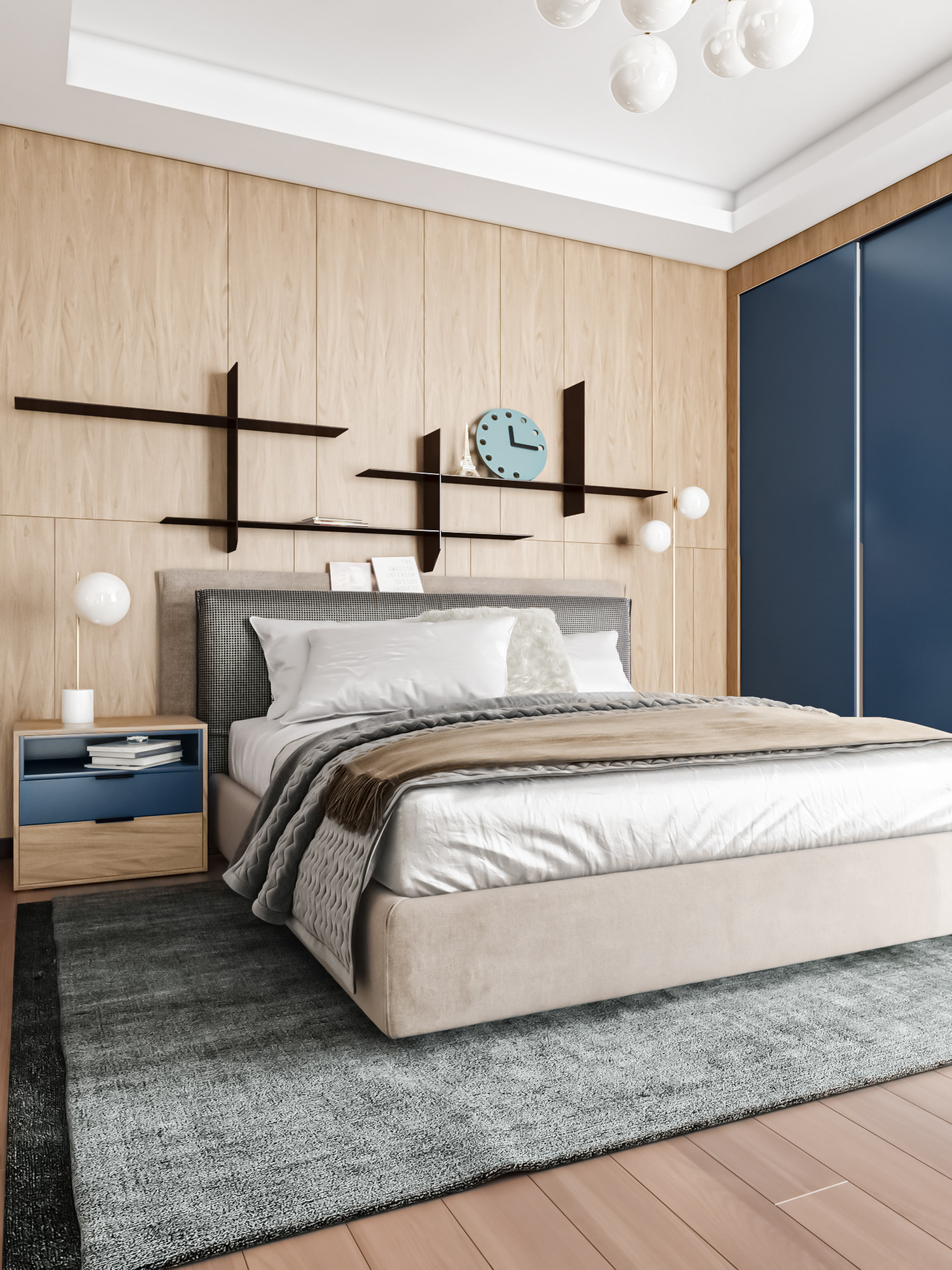 primary bedroom 3d
