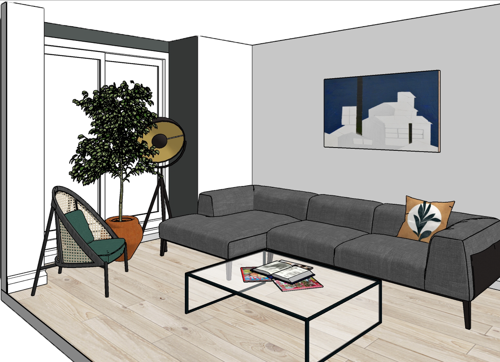 Living Room Sketch