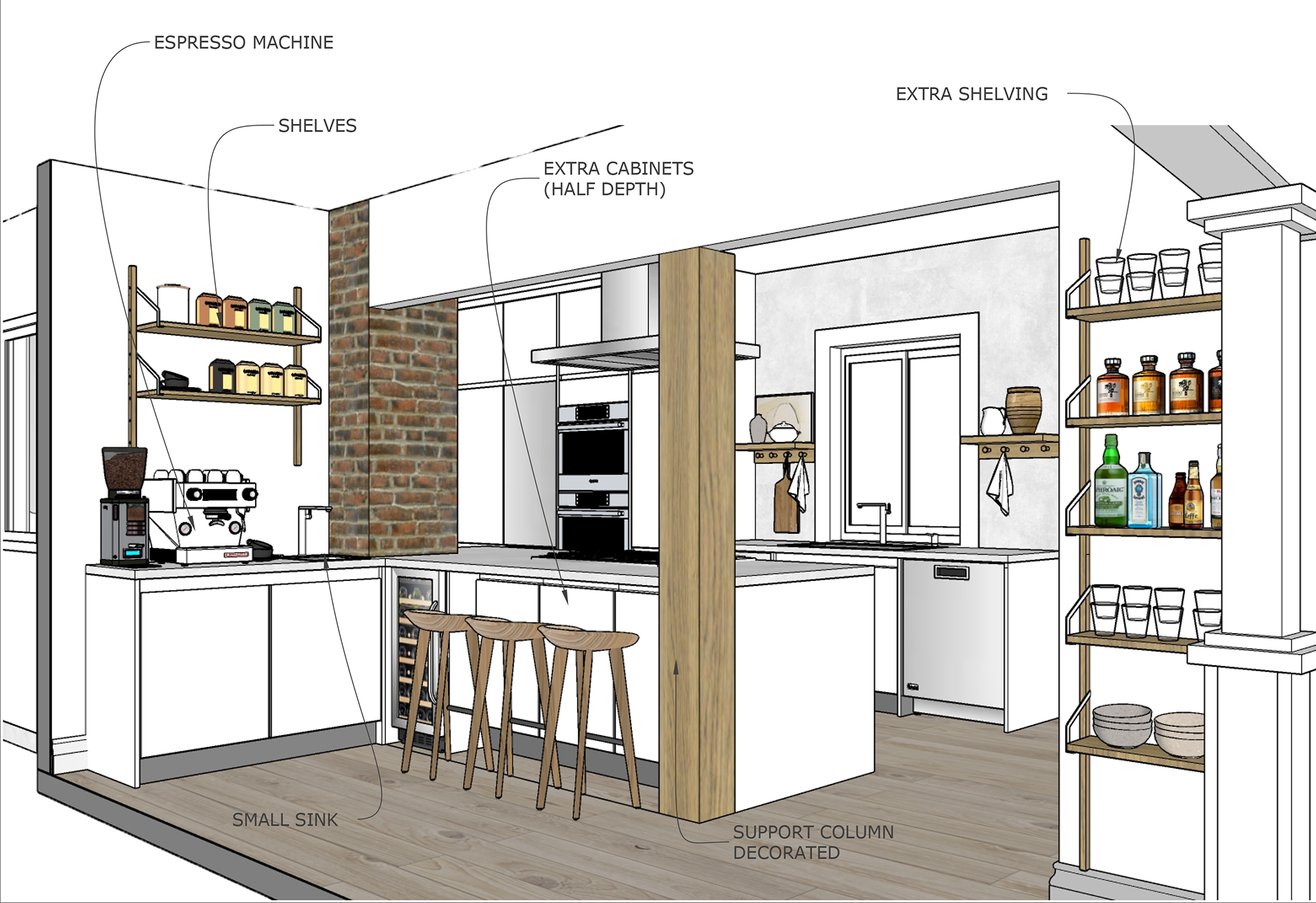 Kitchen Sketch