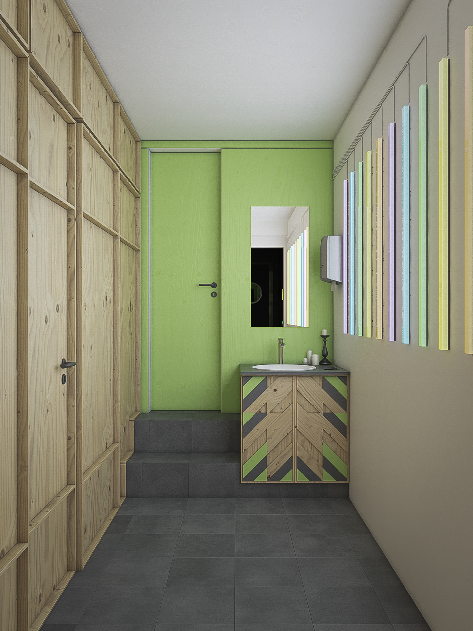 Basement Hallway