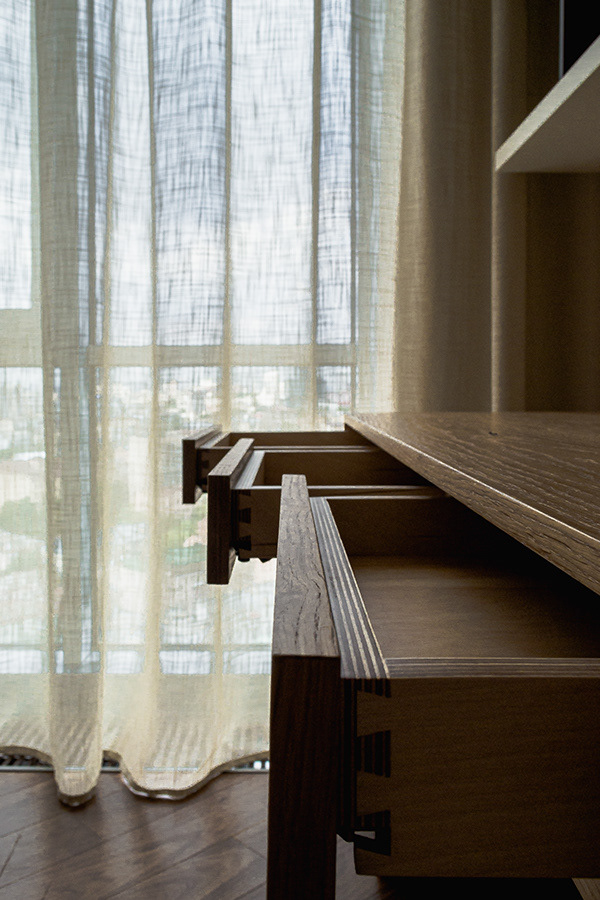 custom plywood drawers