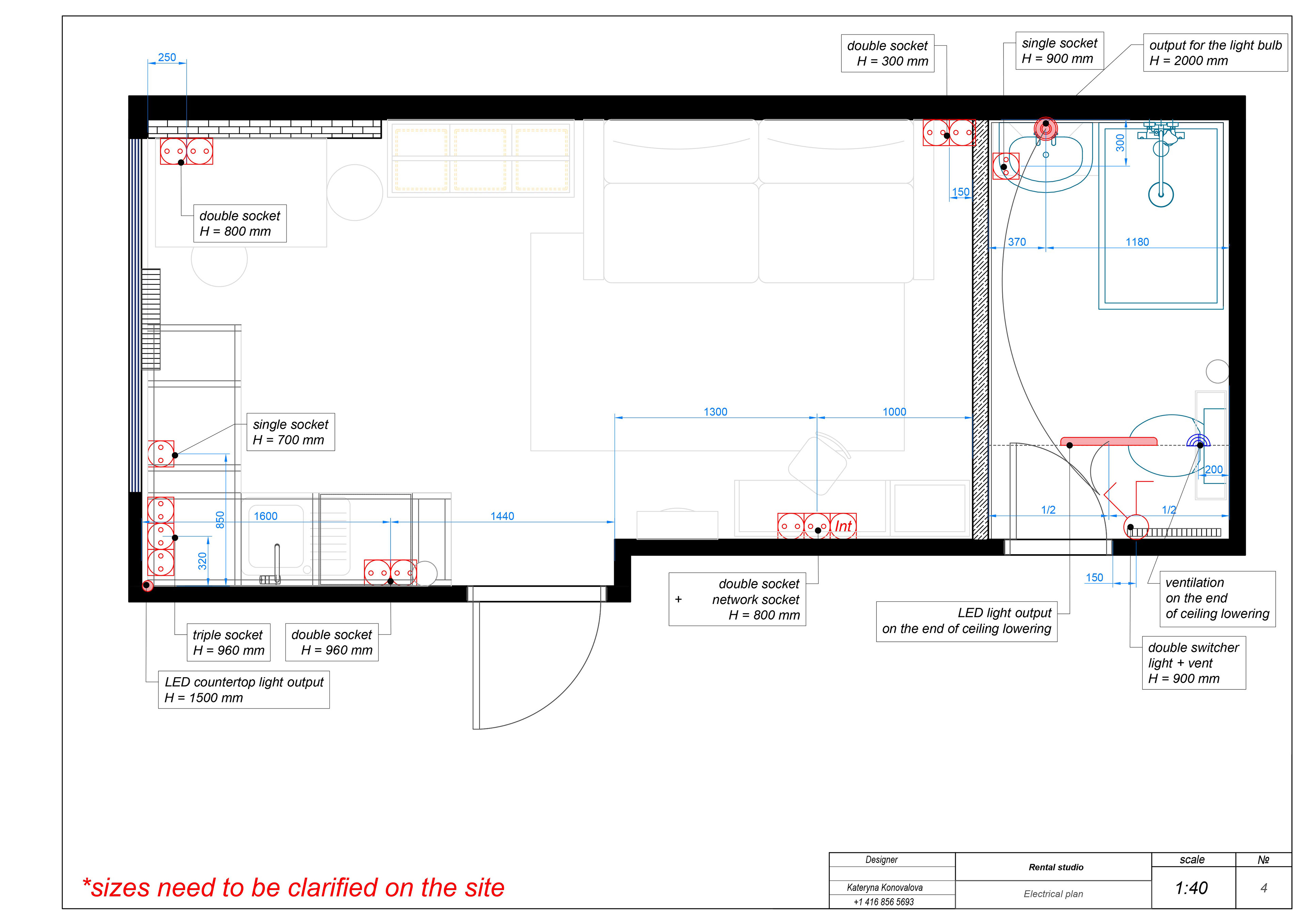 Electrical Outlets Layout