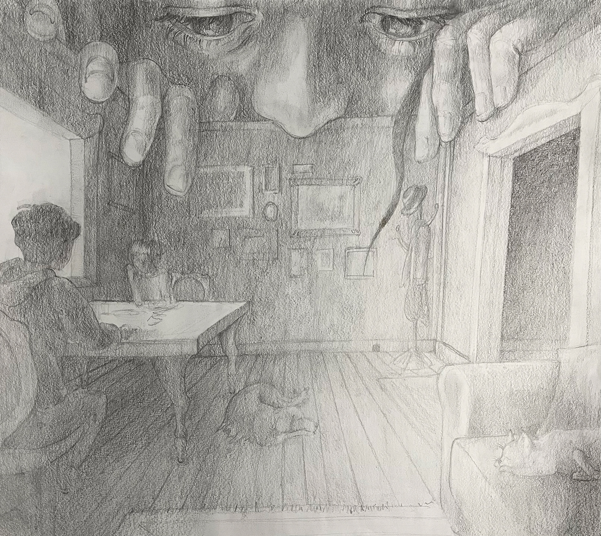 Graphite on Paper, 2023