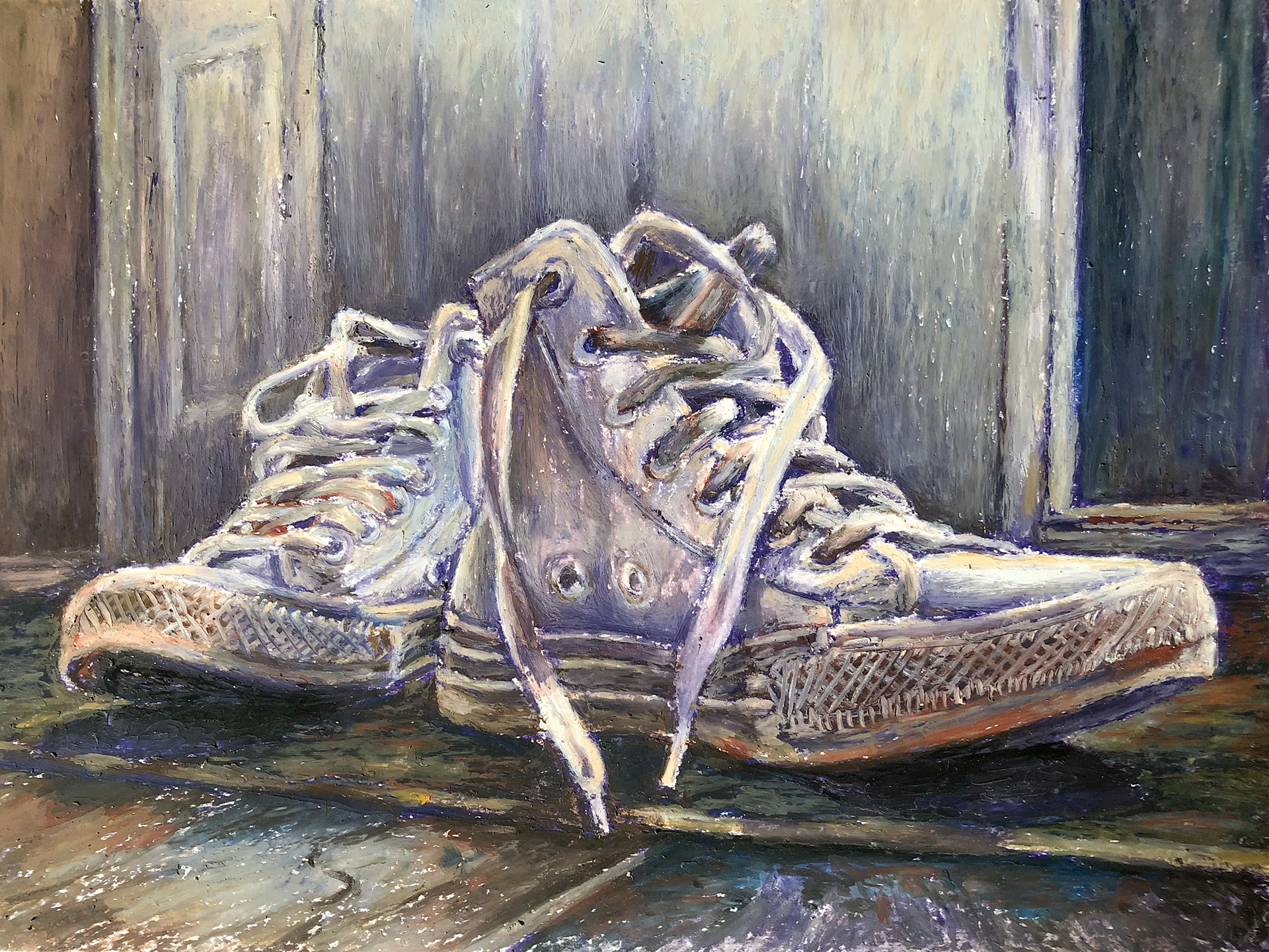 Oil Pastel on Paper, 2021