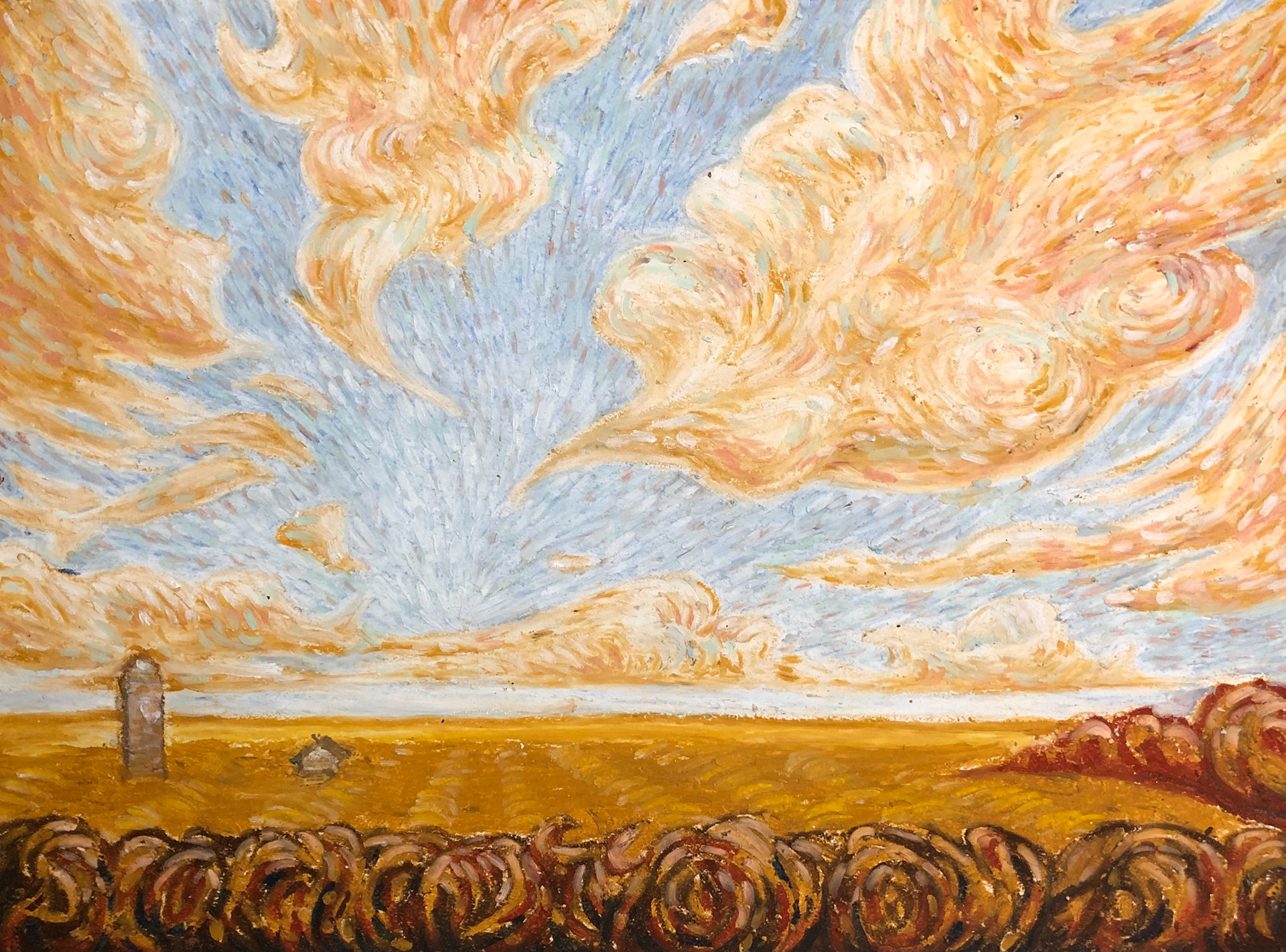 Oil Pastel on Paper, 2022