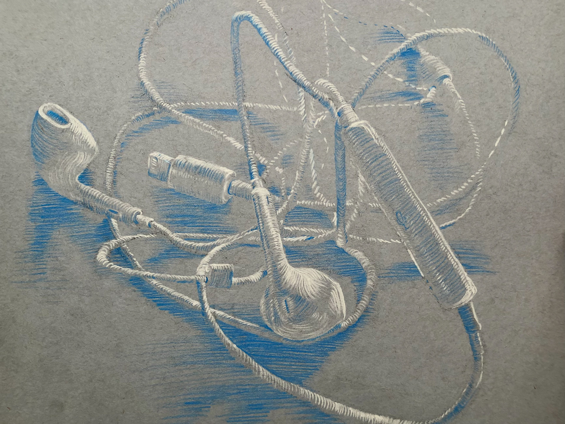 Coloured Pencil on Paper, 2022