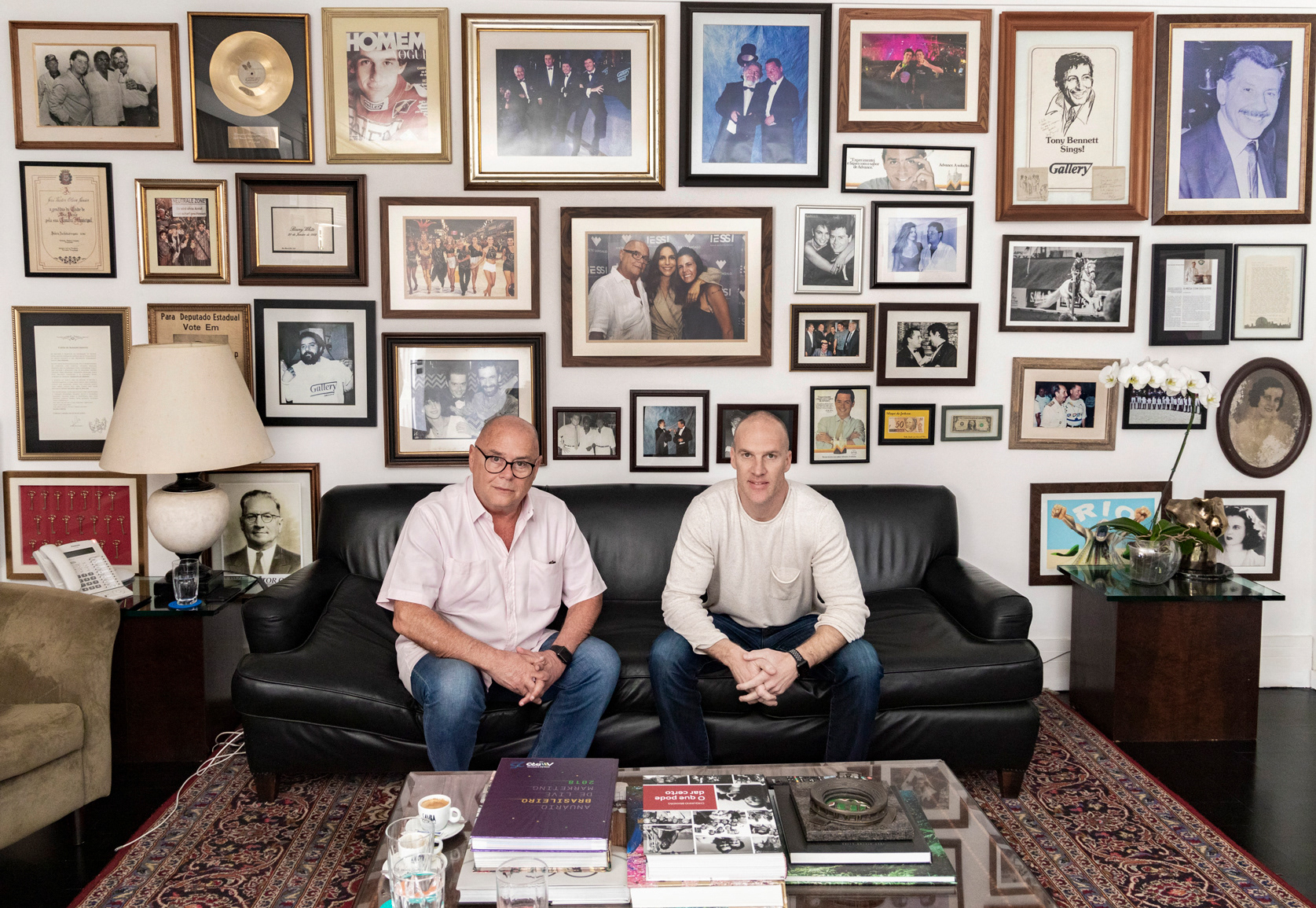 Jose Victor Oliva e Marcio Esher