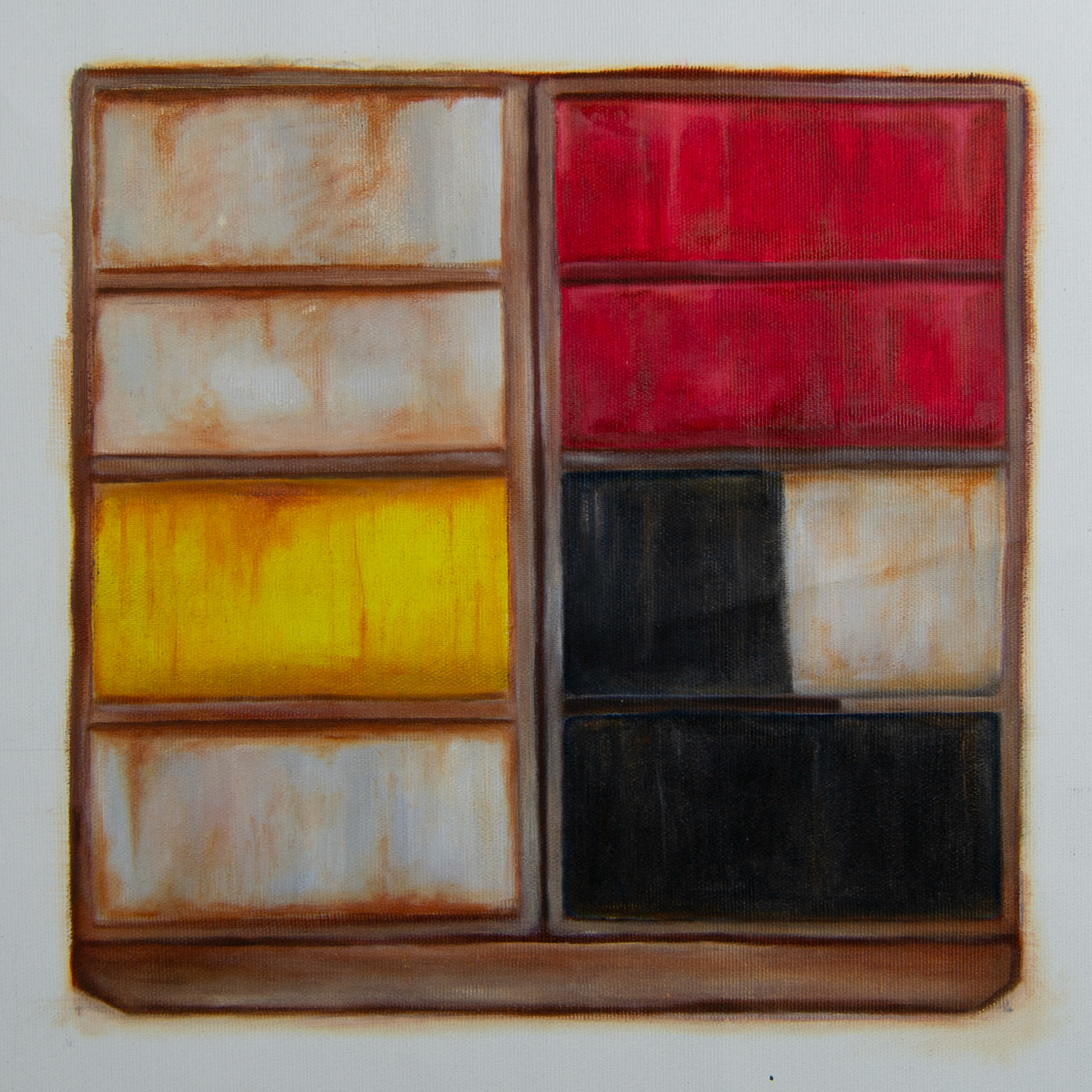 Container (2022) Oil on canvas