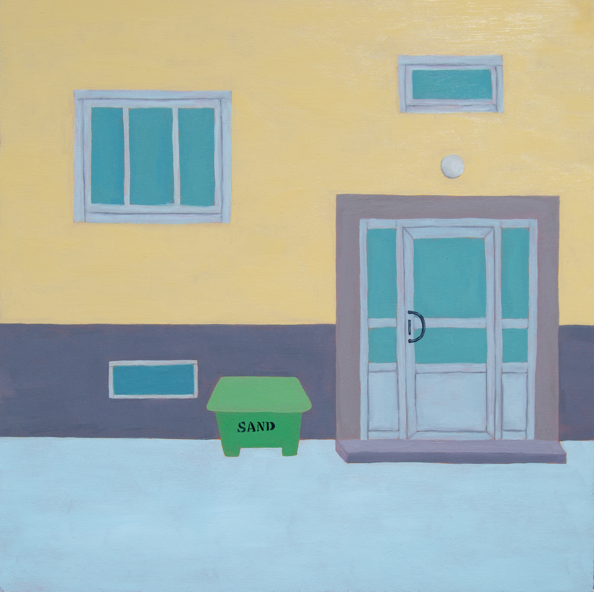 Sveavägen 22b (2024) 30 x 30 cm, Oli on MDF SOLD