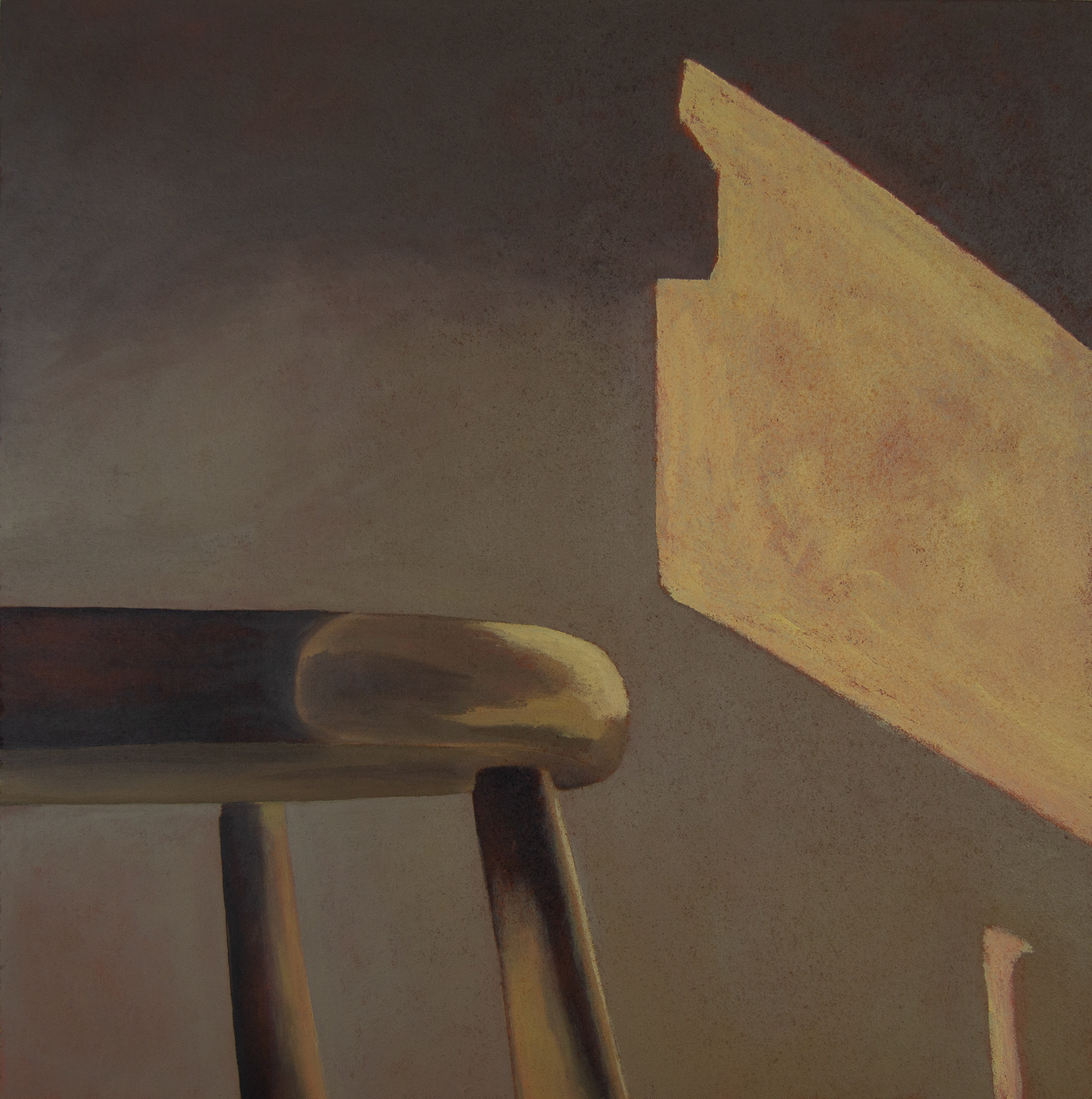 Pall (2023) 30 x 30 cm,  Oil on MDF