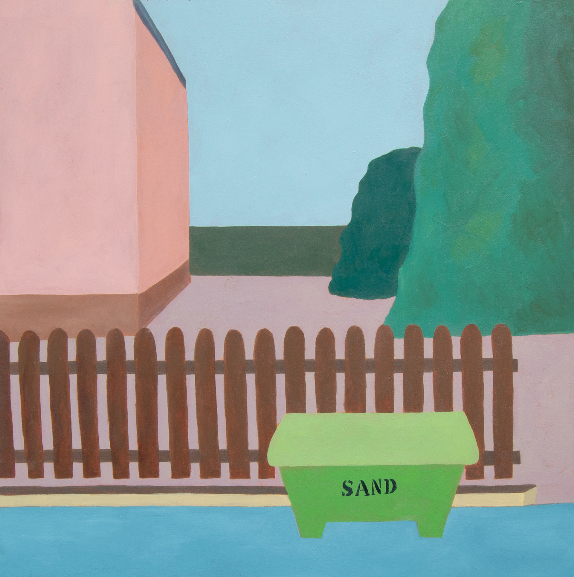 Sveavägen 24b (2024) 30 x 30 cm, Oil on MDF