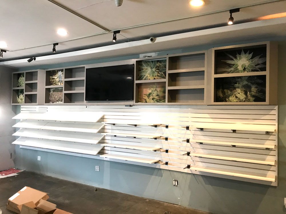 Before - full service, dark, cramped