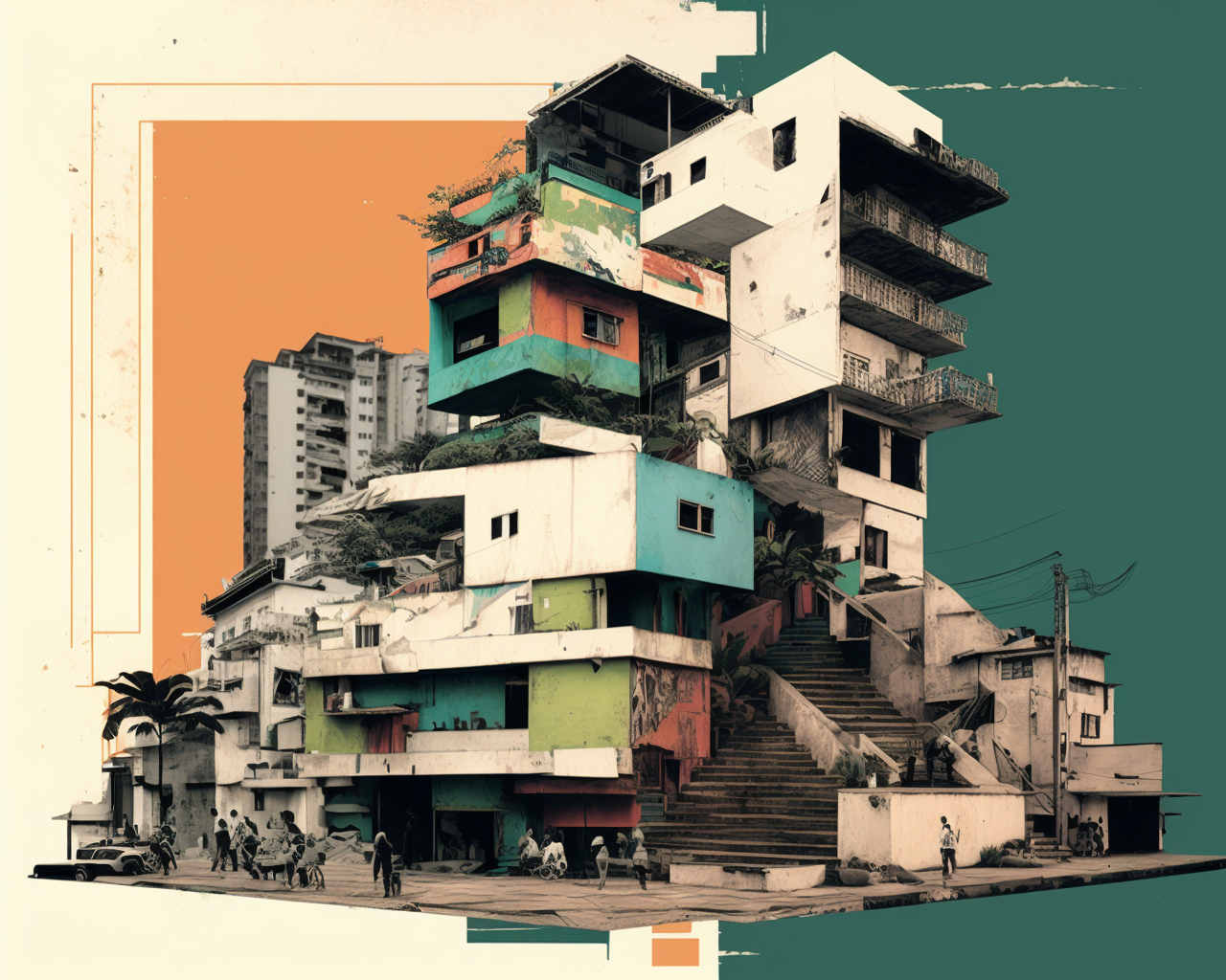 favela public square city scaffolding revolution