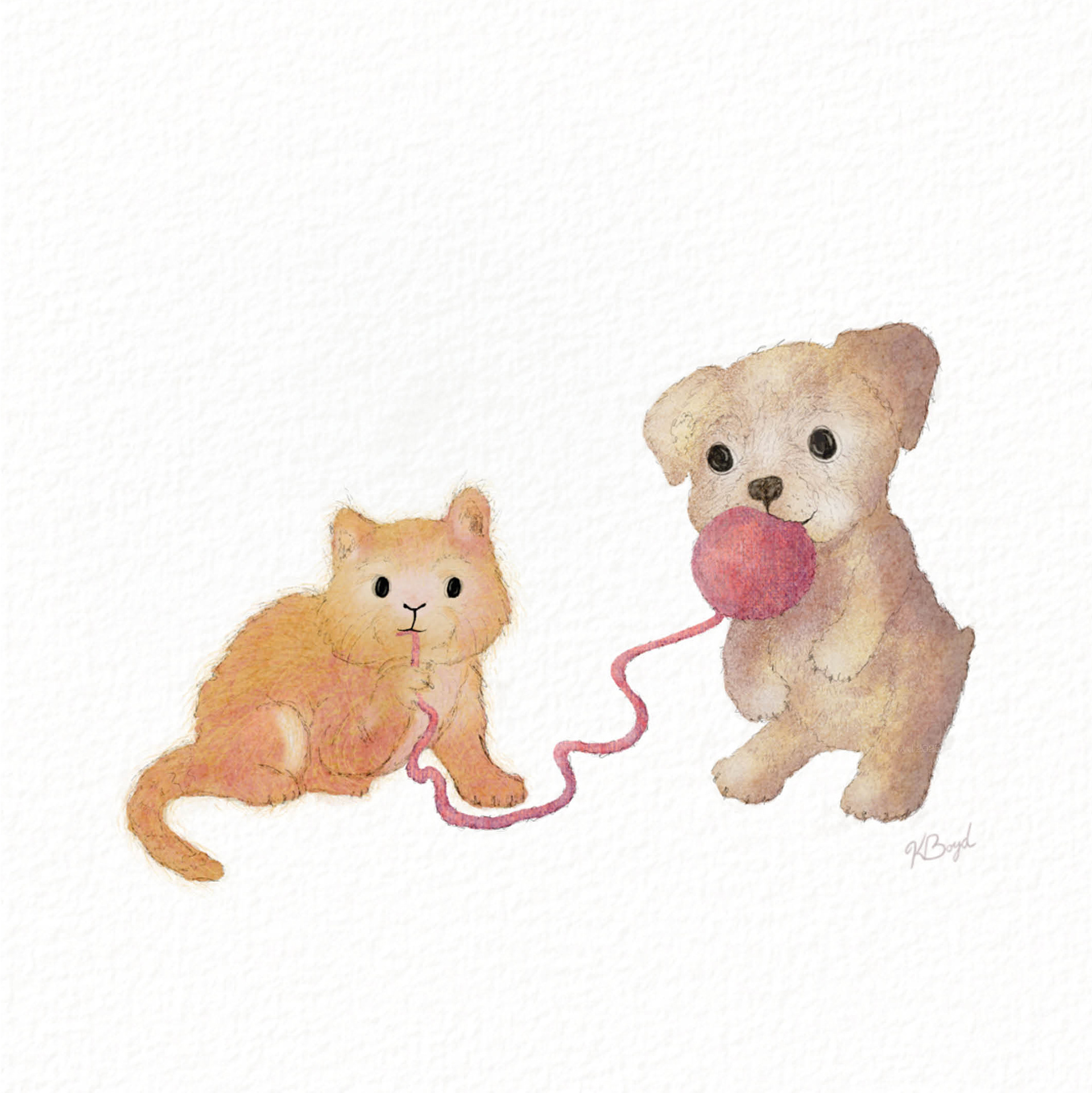 Playdate Greeting Card and Puzzle