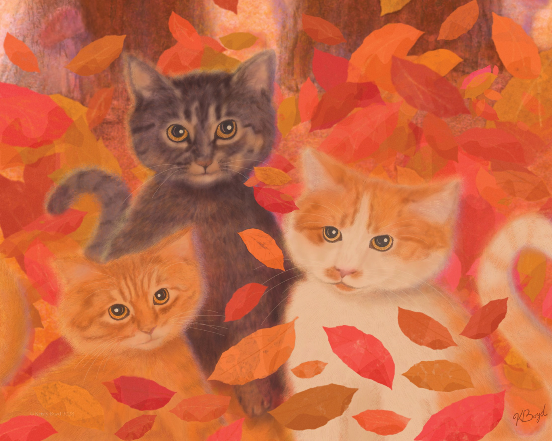 'Spotsey, Dotsey & Toto' commissioned digital illustration