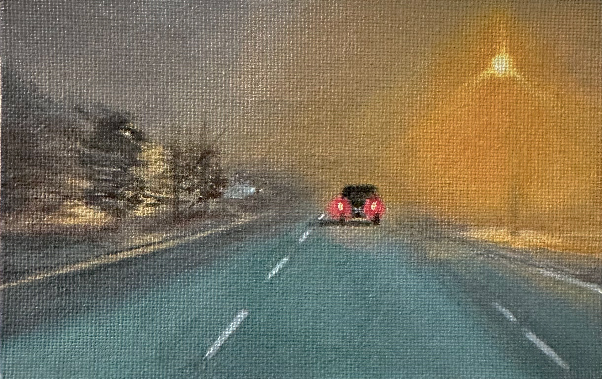 Acrylic on canvas 5x7