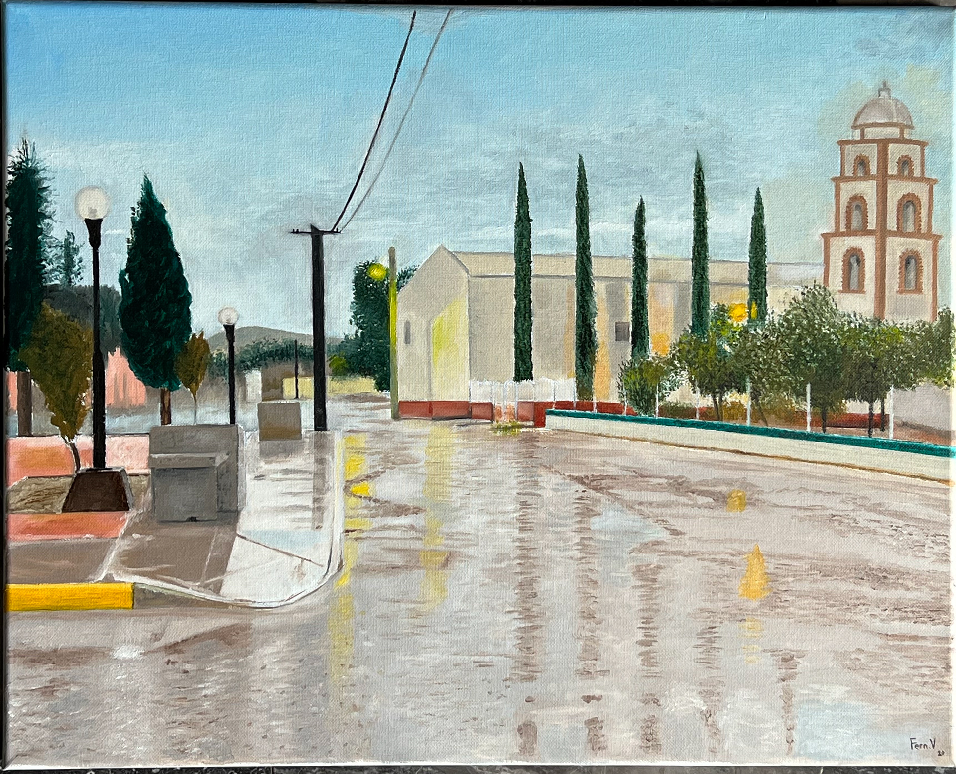 Oil on canvas 16x20