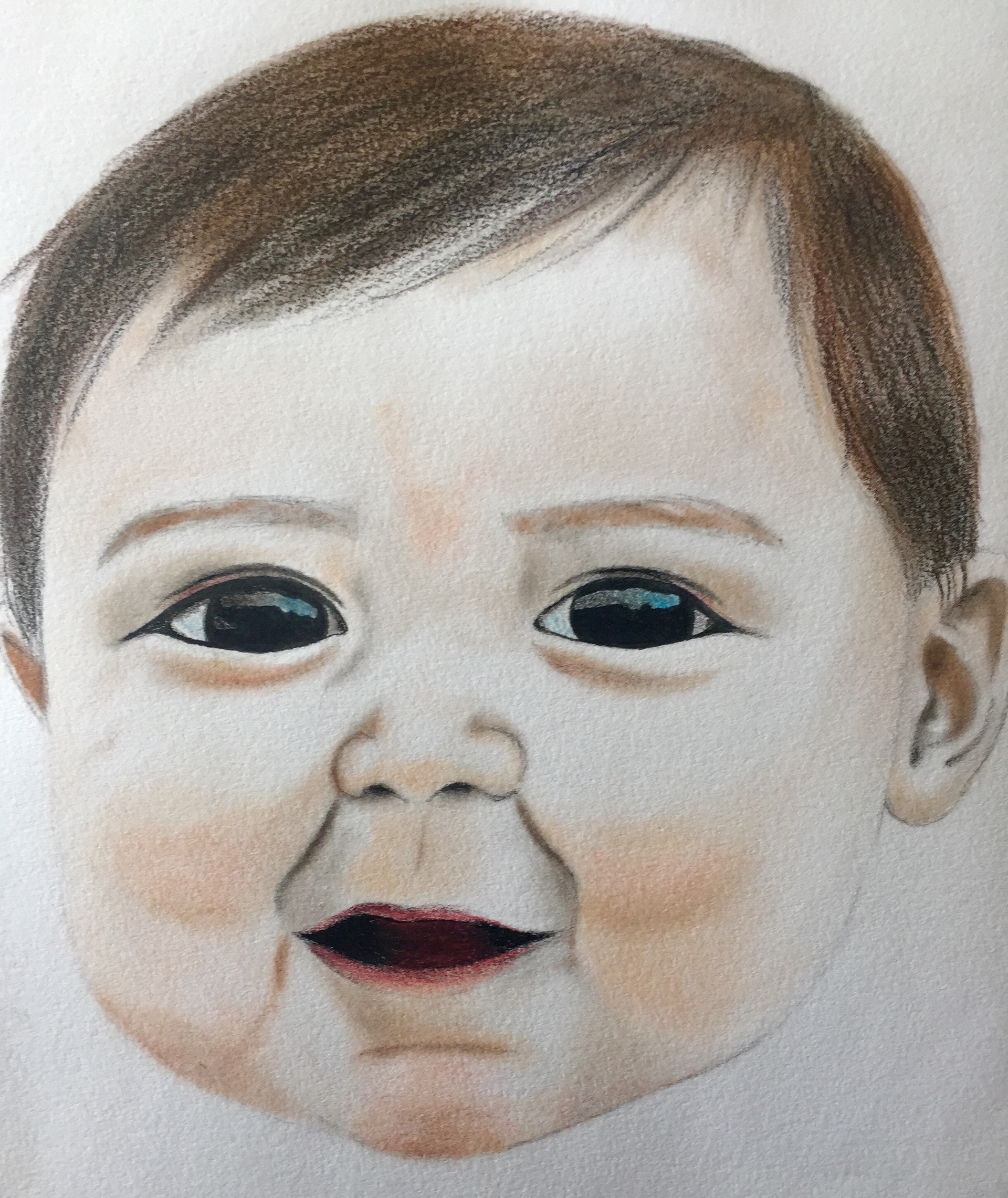 Watercolor & Pastels 8x8