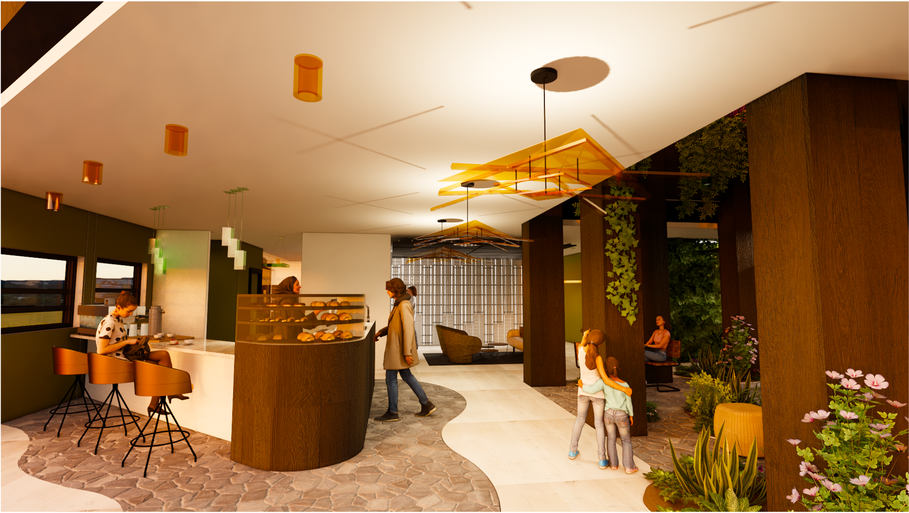 Interior Commercial  - Barista Counter