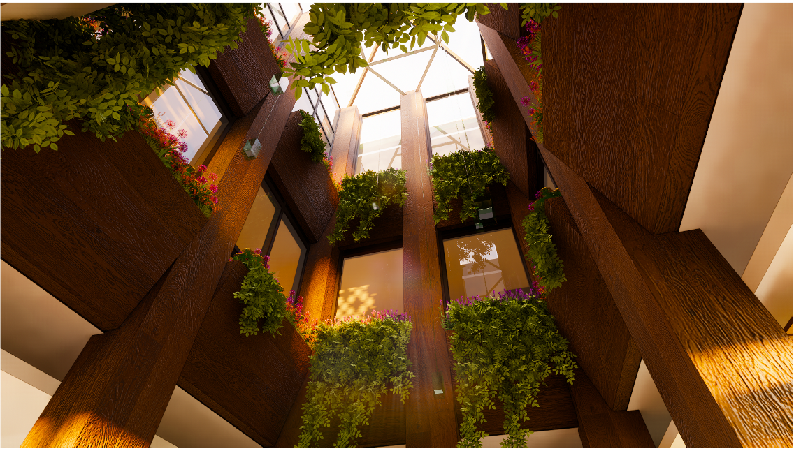 Interior Atrium Views 