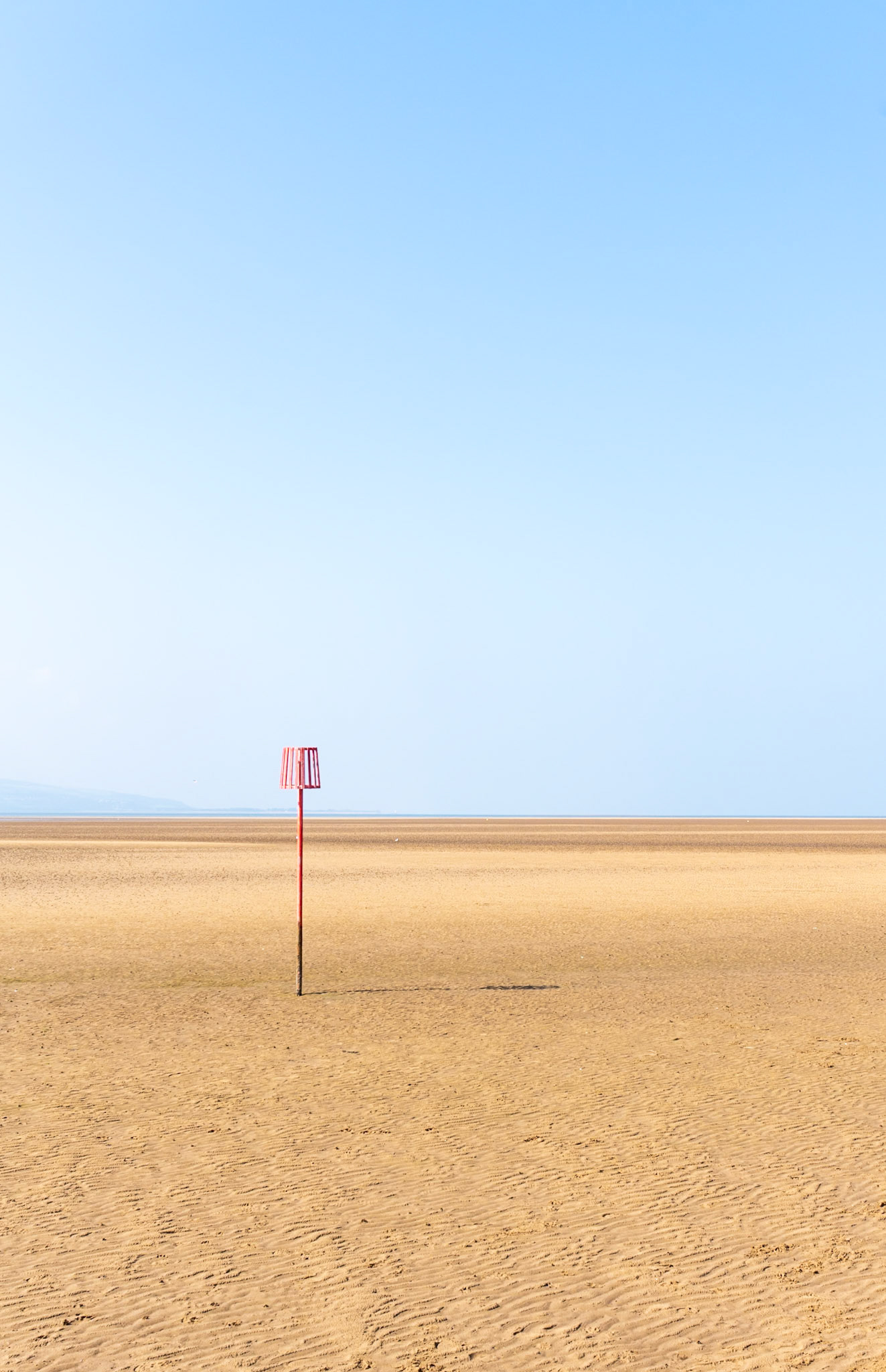 Groyne marker, West Kirby
