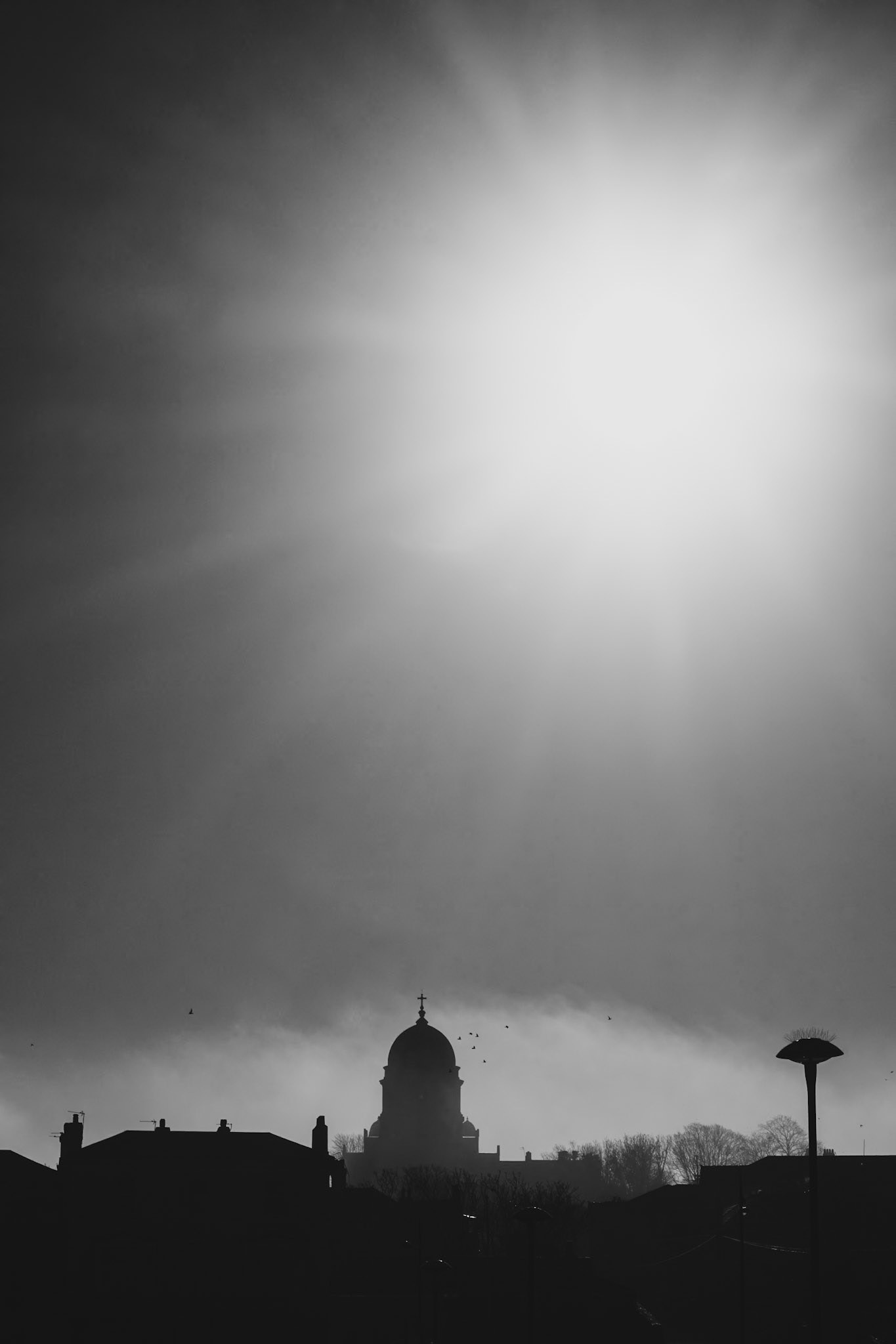 Sun through the fog, New Brighton.