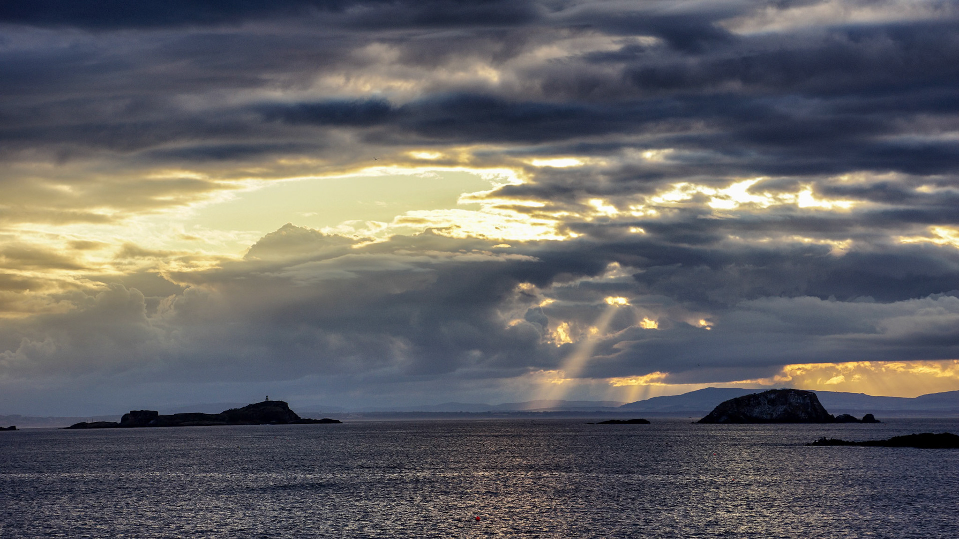 Fidra island lighthouse