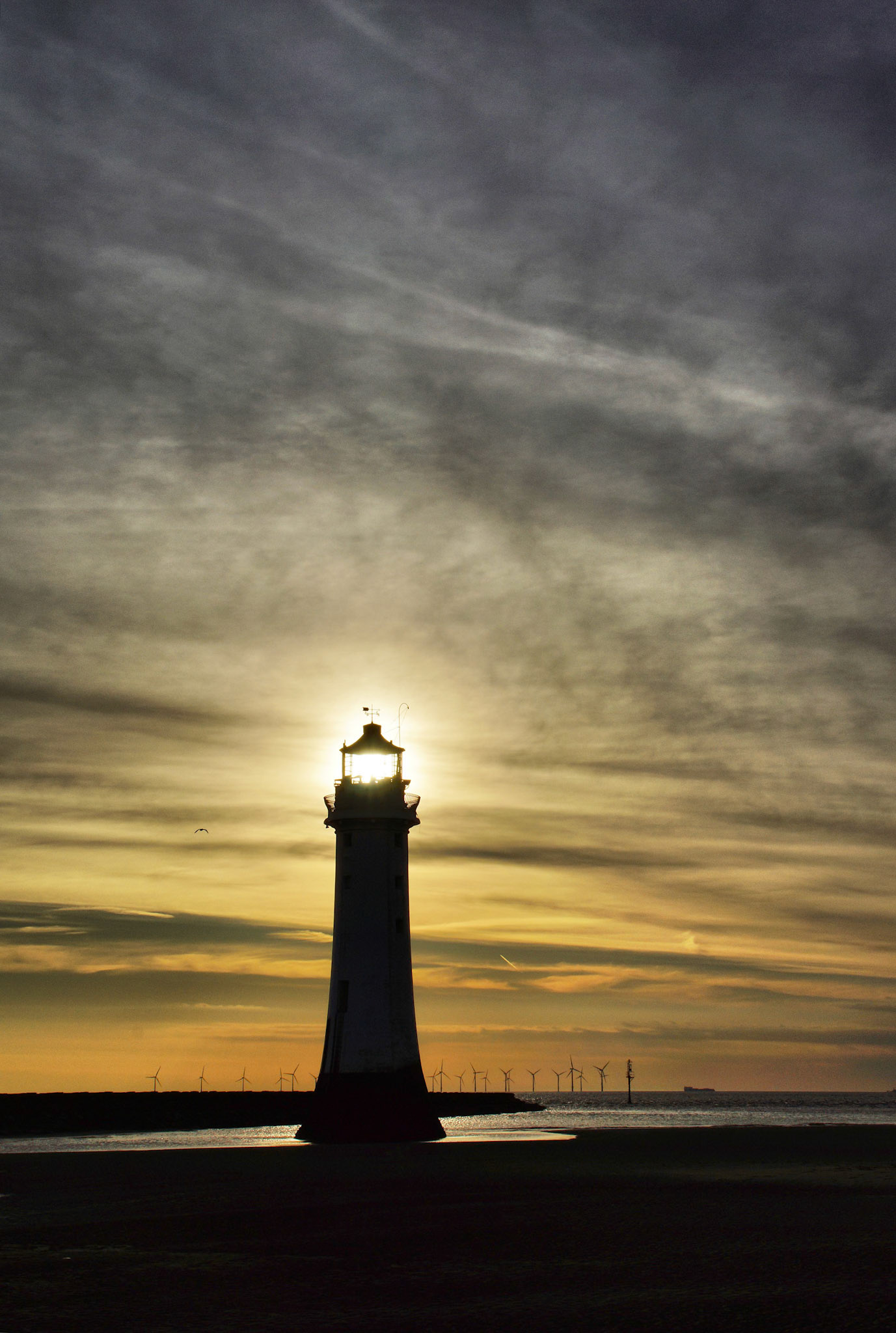 Perch Rock lighthouse. New Brighton.