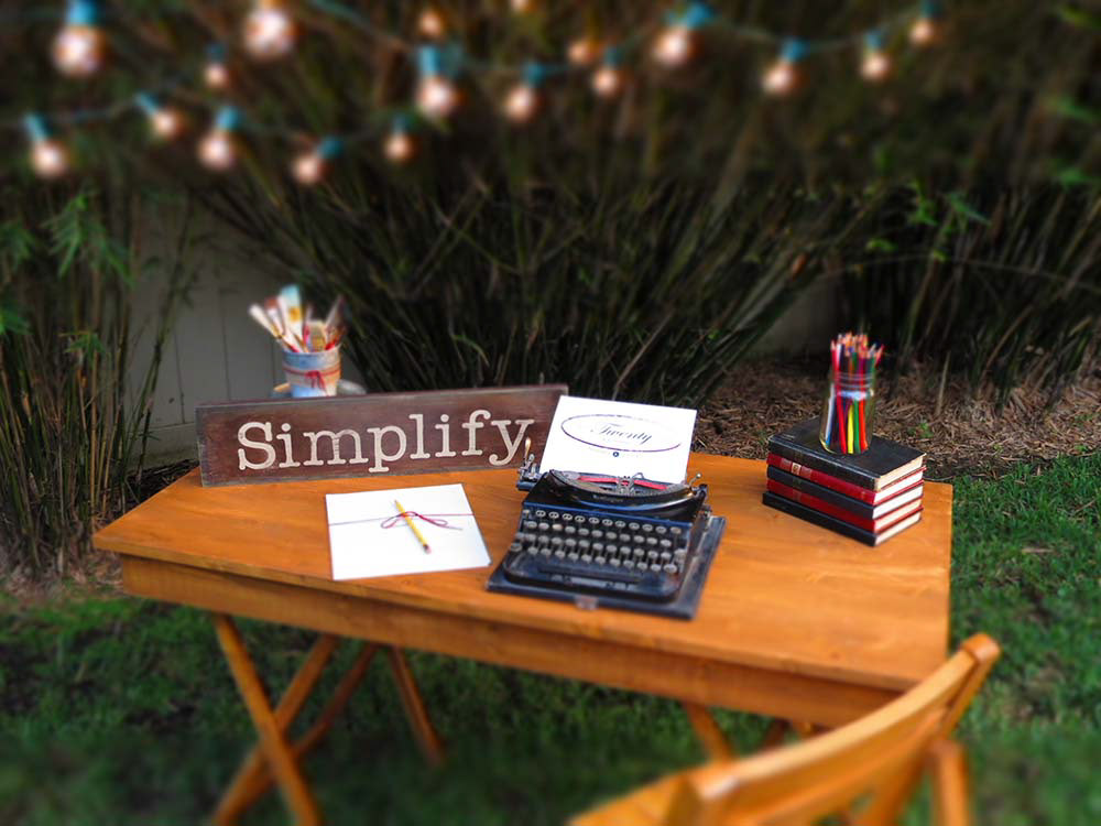 Simplify Sign, Zen Gift, Simplify Gift, Literary Gift, Work Life Balance Gift, Simplify Gift, Wood Sign, Home Decor, Cottagecore Decor