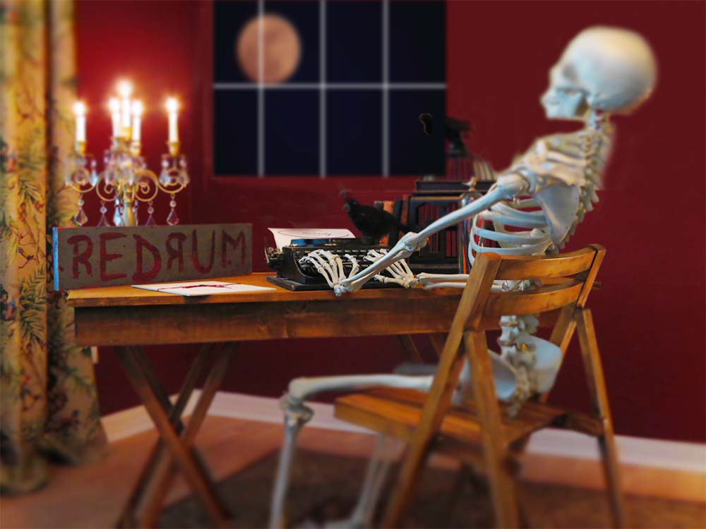 Redrum Sign, Stephen King Inspired Sign, Halloween Decor, Handmade Halloween Decor, The Shining Inspired Decor, Literary Gift, Horror Fan Gift