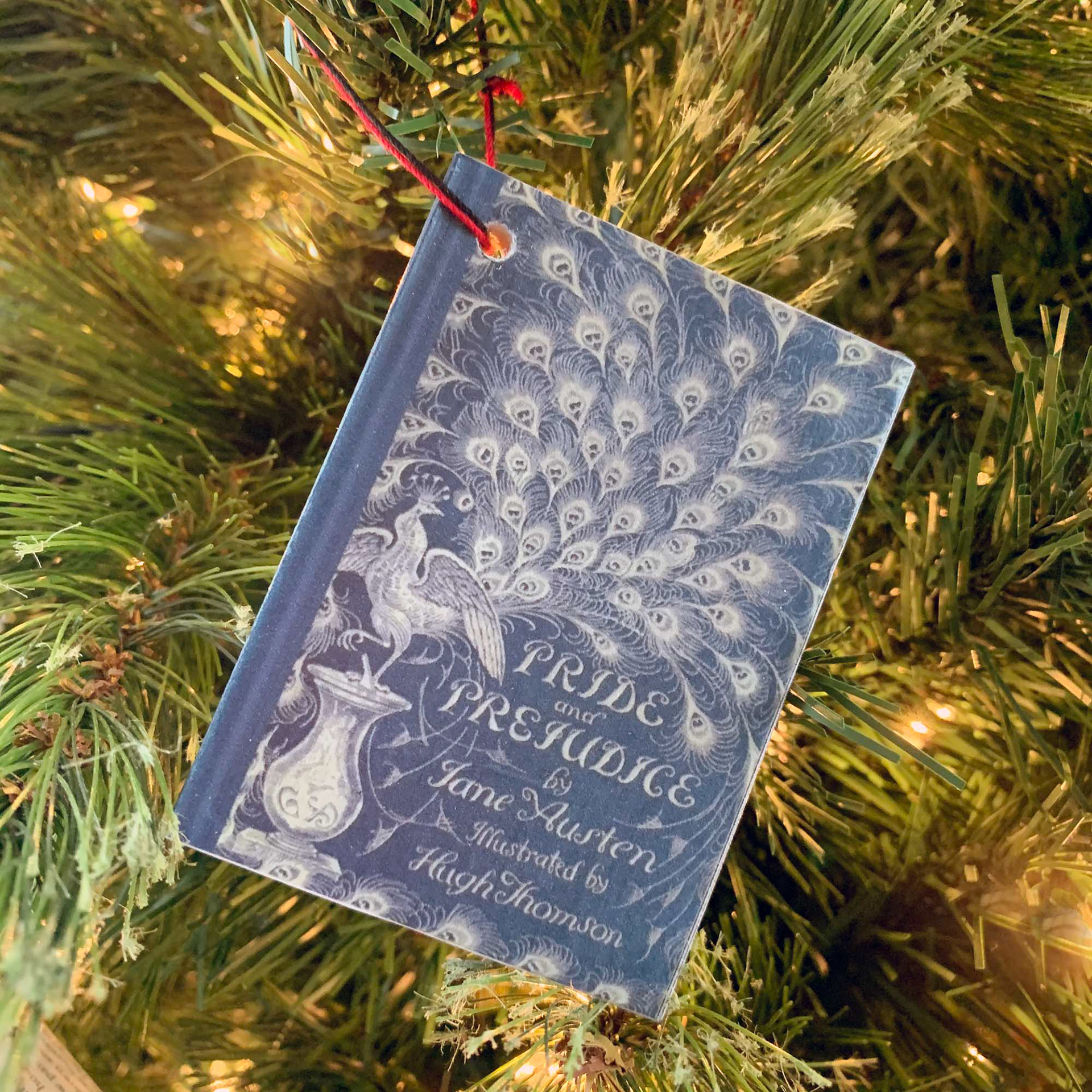 Pride and Prejudice, Jane Austen, Literary Christmas Ornament, Literary Christmas Decor, Literary Christmas Ornament, Book Lover Gift,  Jane Austen Gift, Jane Austen Fan Gift, Pride and Prejudice Gift, Mr Darcy Gift, Mr Darcy Fan Gift, Book Gift, Book Themed Gift, Handmade Literary Gift