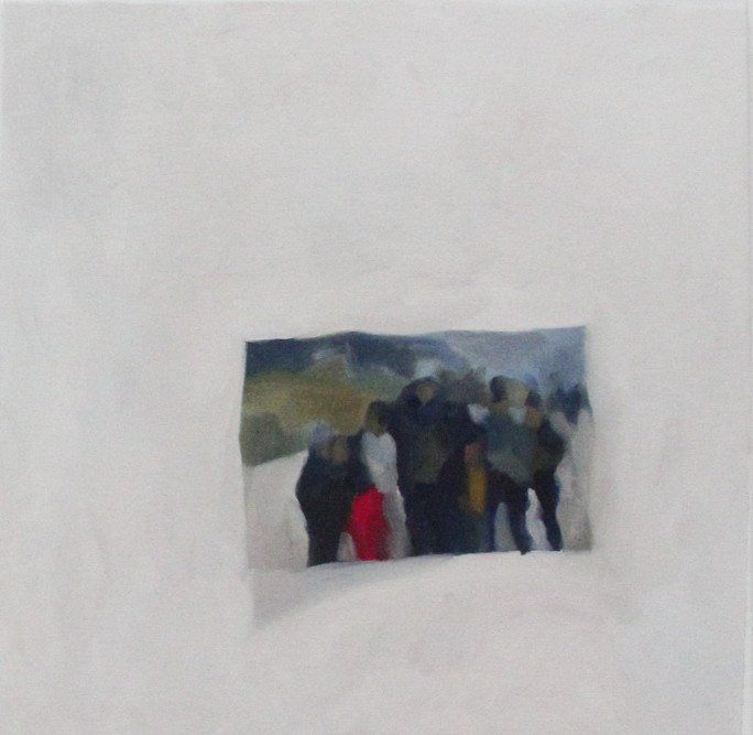 (Sin Titulo), 40 x 40 cm, olio sobre tela