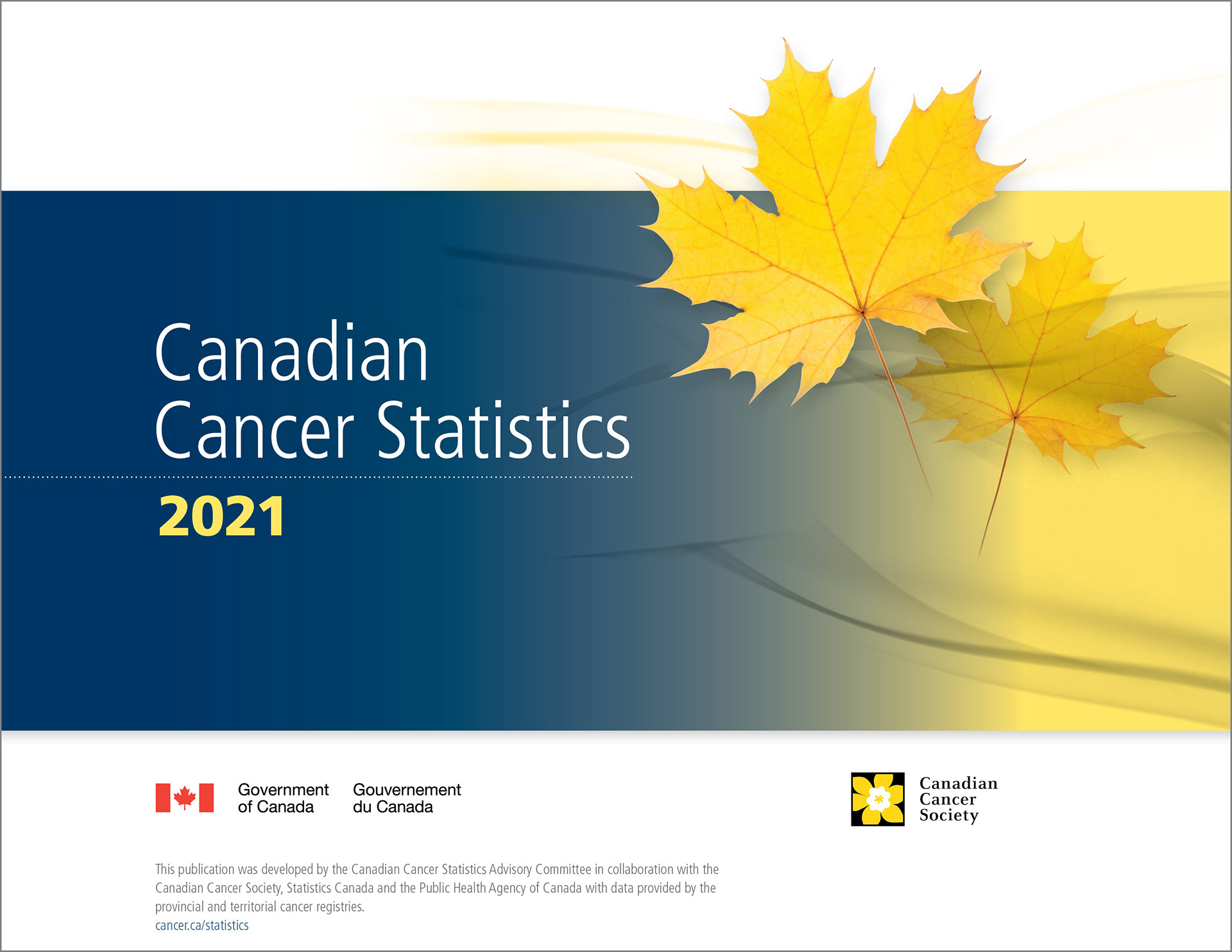 Canadian Cancer Statistics 2021 cover