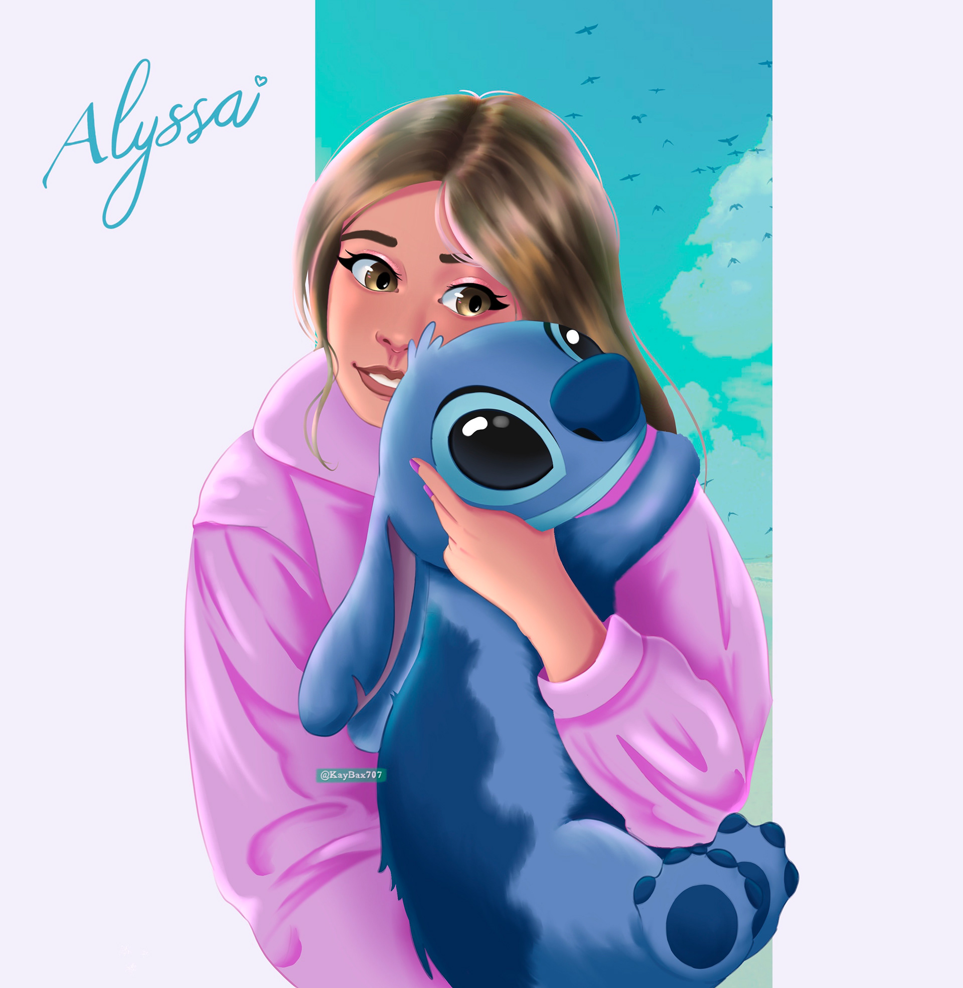 Lilo & Stitch Portrait Commission