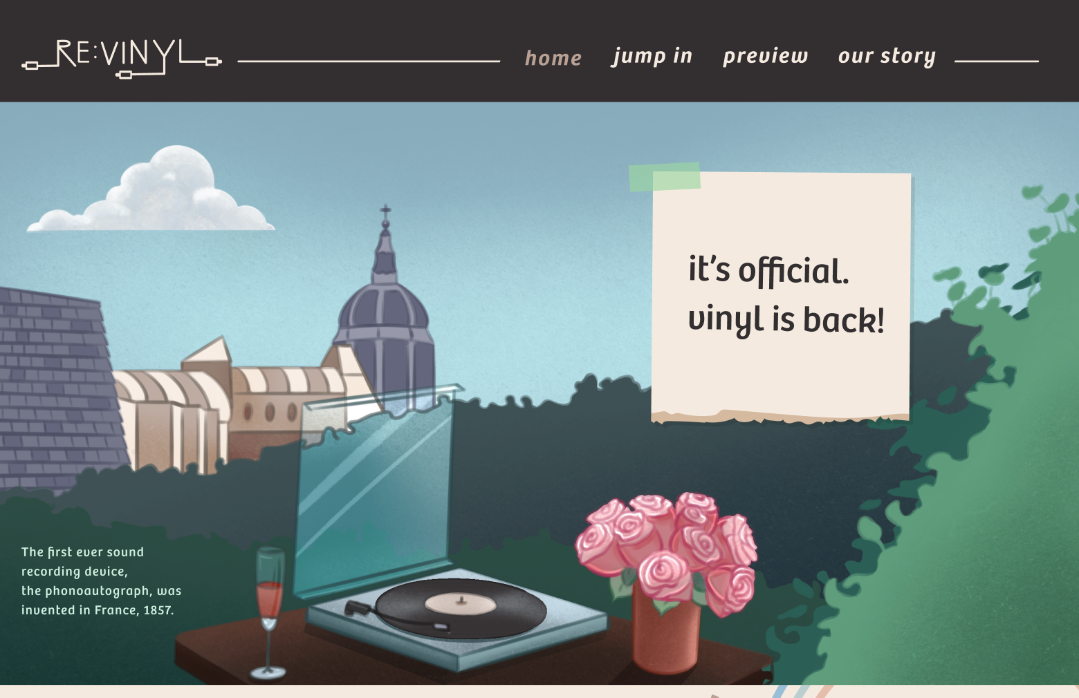 Home Page Screengrab