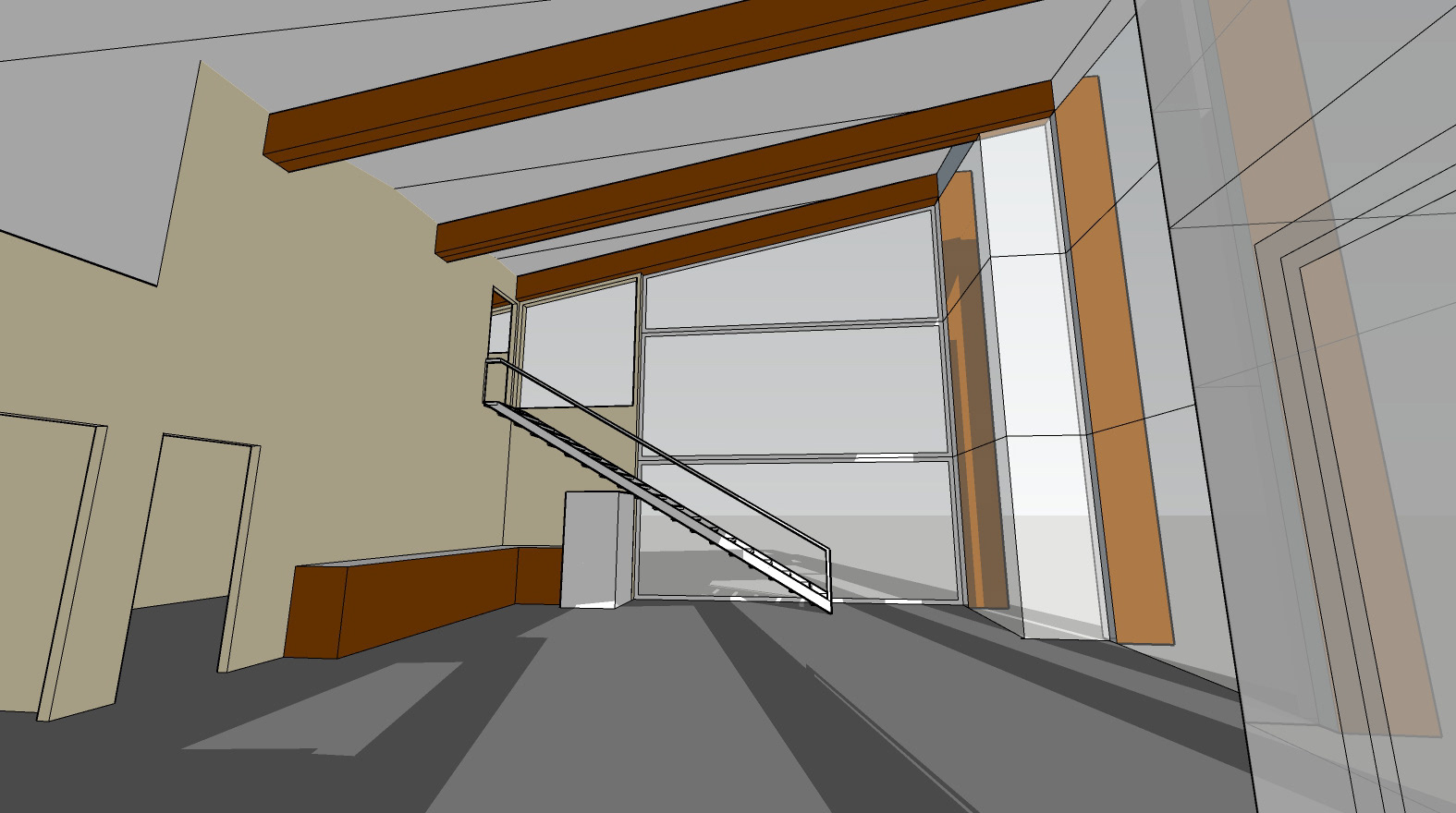 Interior Perspective on Sketchup, Jack Tucker