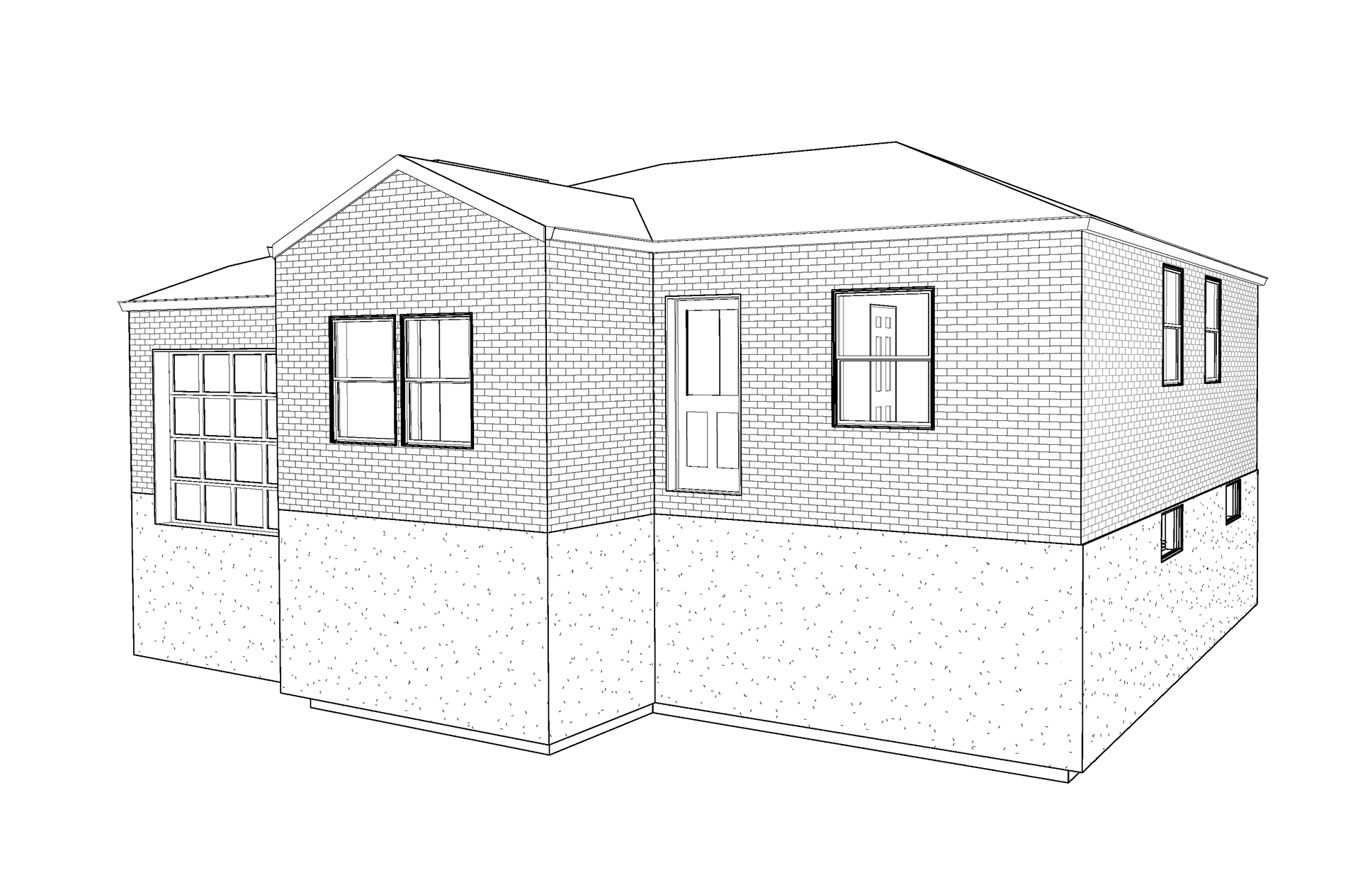 Model of the Klumb Residence, Jack Tucker, Jeff Day & Associates