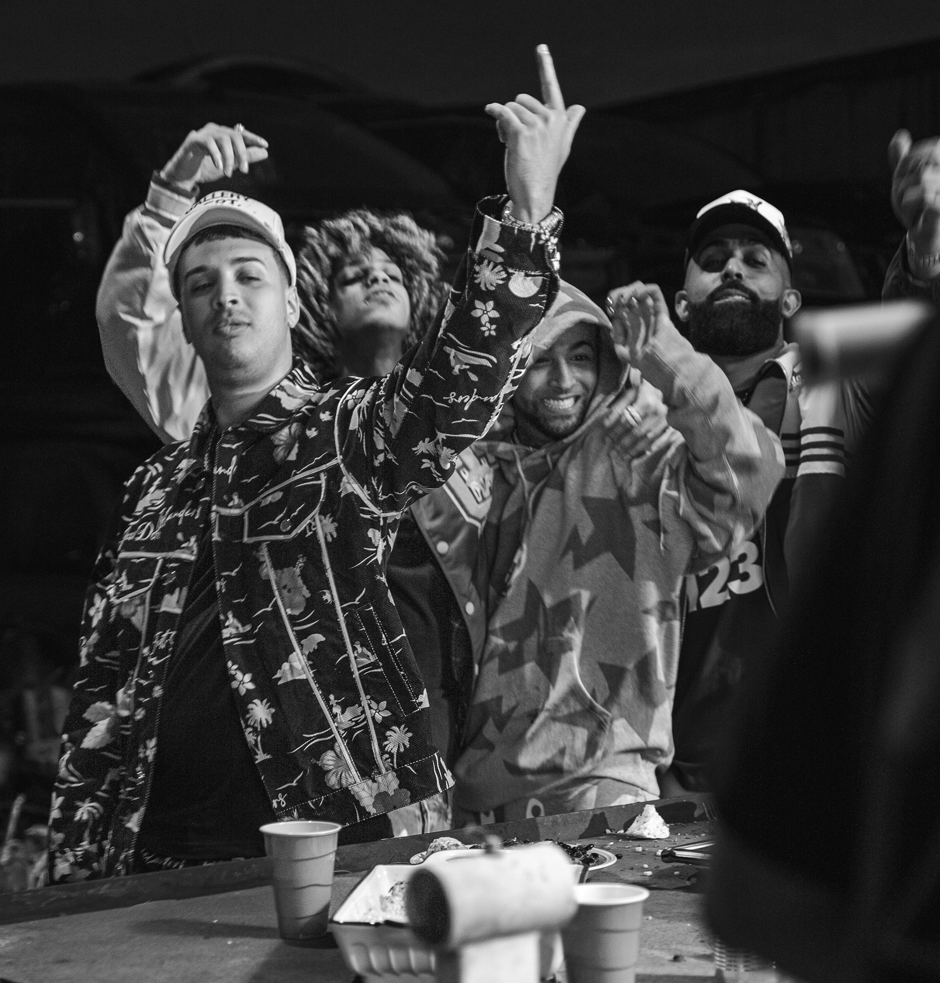 Noriel, Jon z, OVI and Eladio Cardion