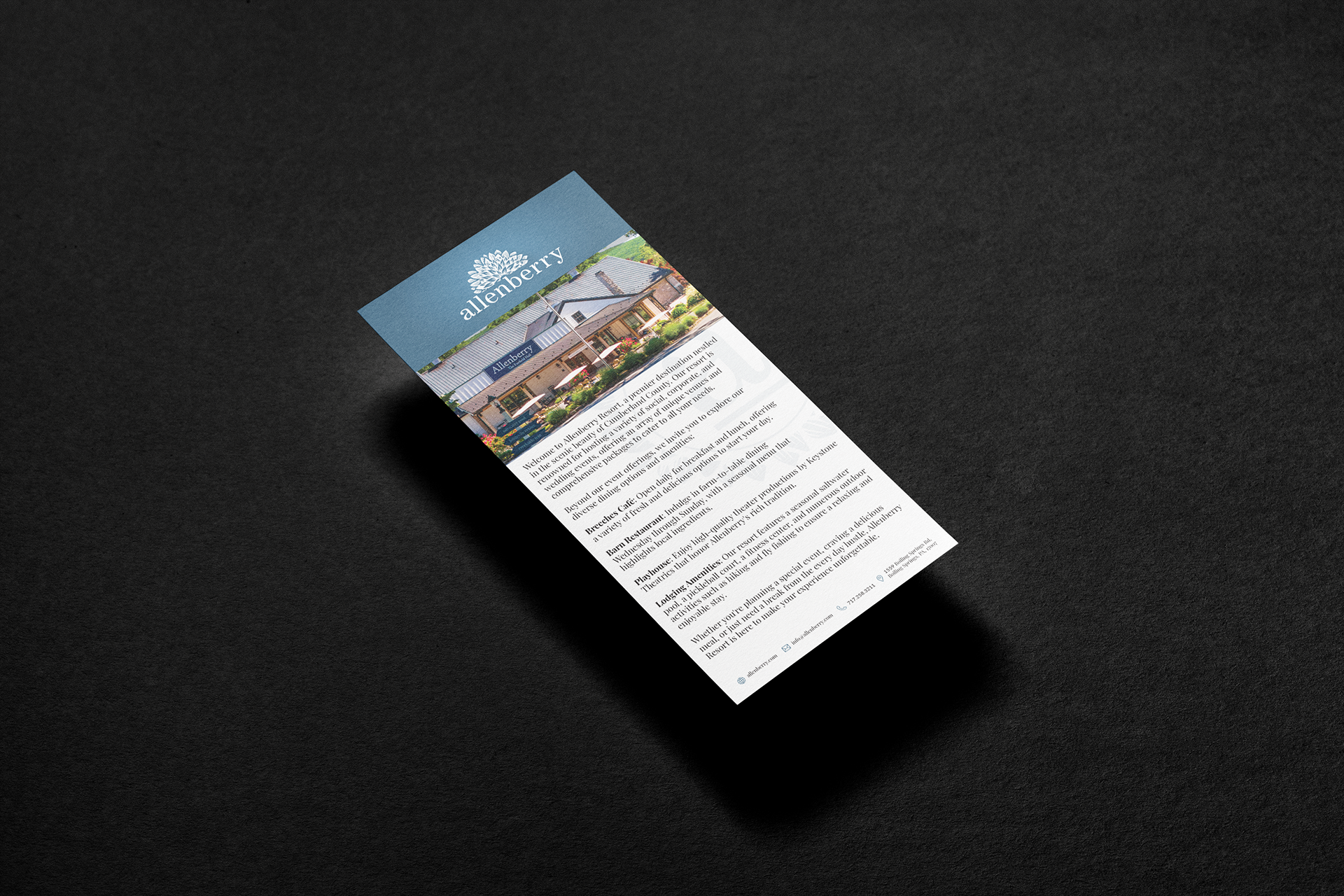 Rack Card | Allenberry Resort