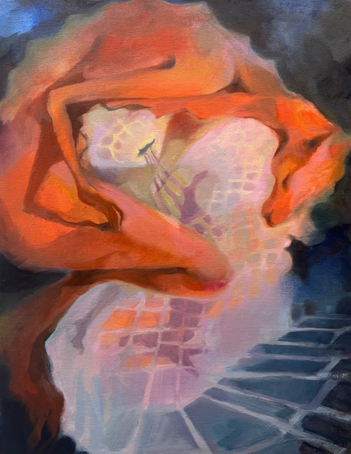 I was Born Feral (love me thoroughly), 18 x 24, oil on canvas