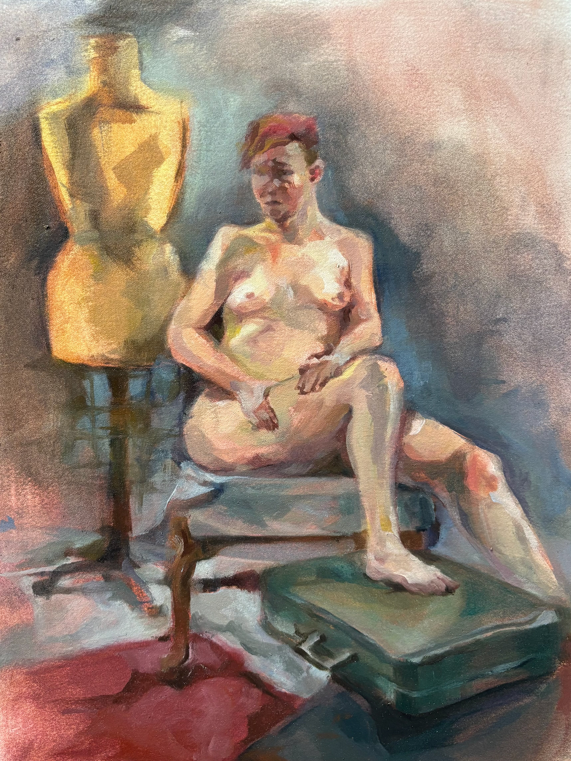 Figure Study in Oil