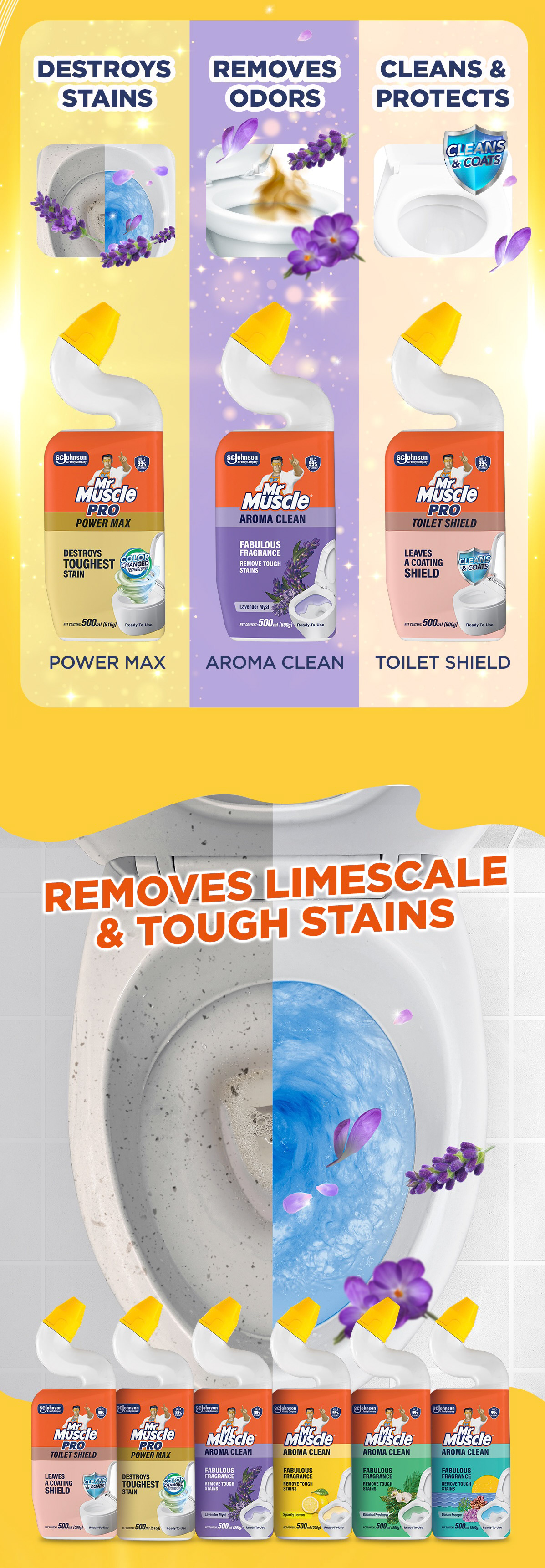 Before-and-after storytelling — the most direct way to prove a cleaning product works.