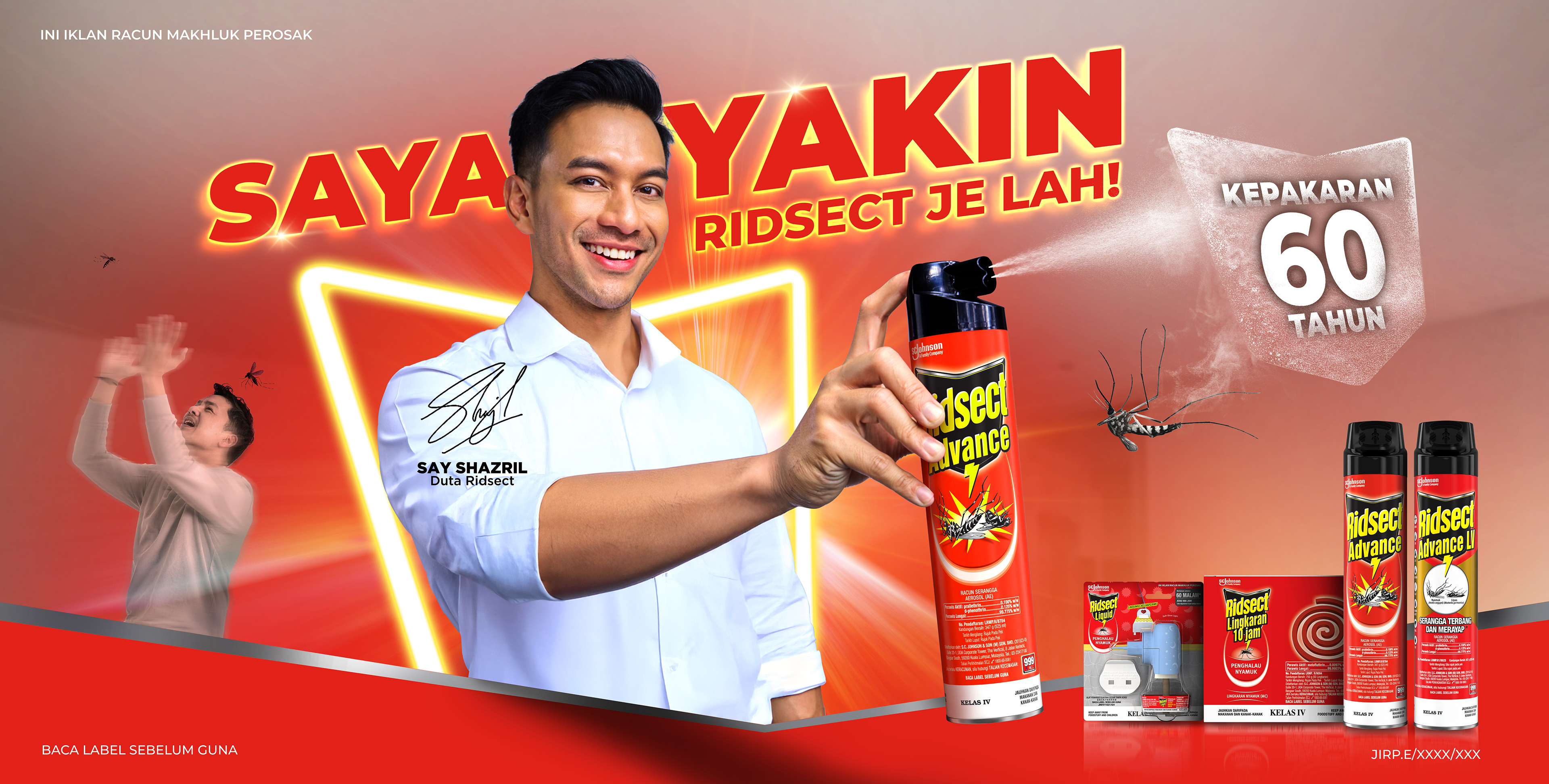 Dr Say Shazril as brand ambassador for Ridsect 2025 — Malaysian doctor and parenting KOL FMCG campaign by creative agency Kuala Lumpur