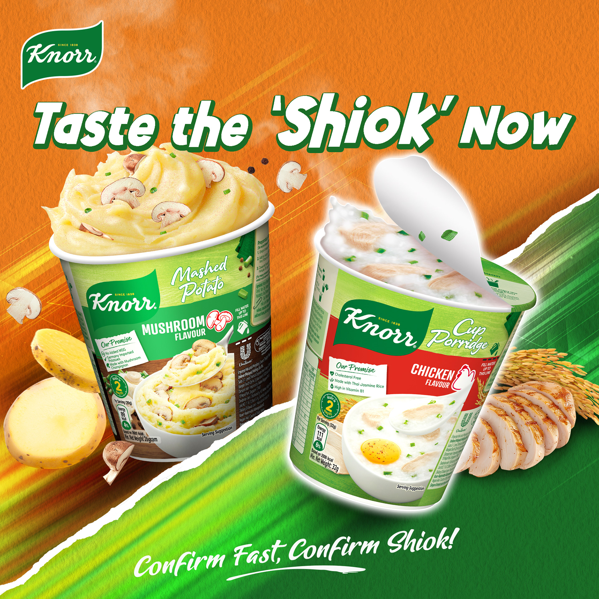 Knorr flavour-led food social media static — appetite-led FMCG digital content by Laugh Contagious Malaysia