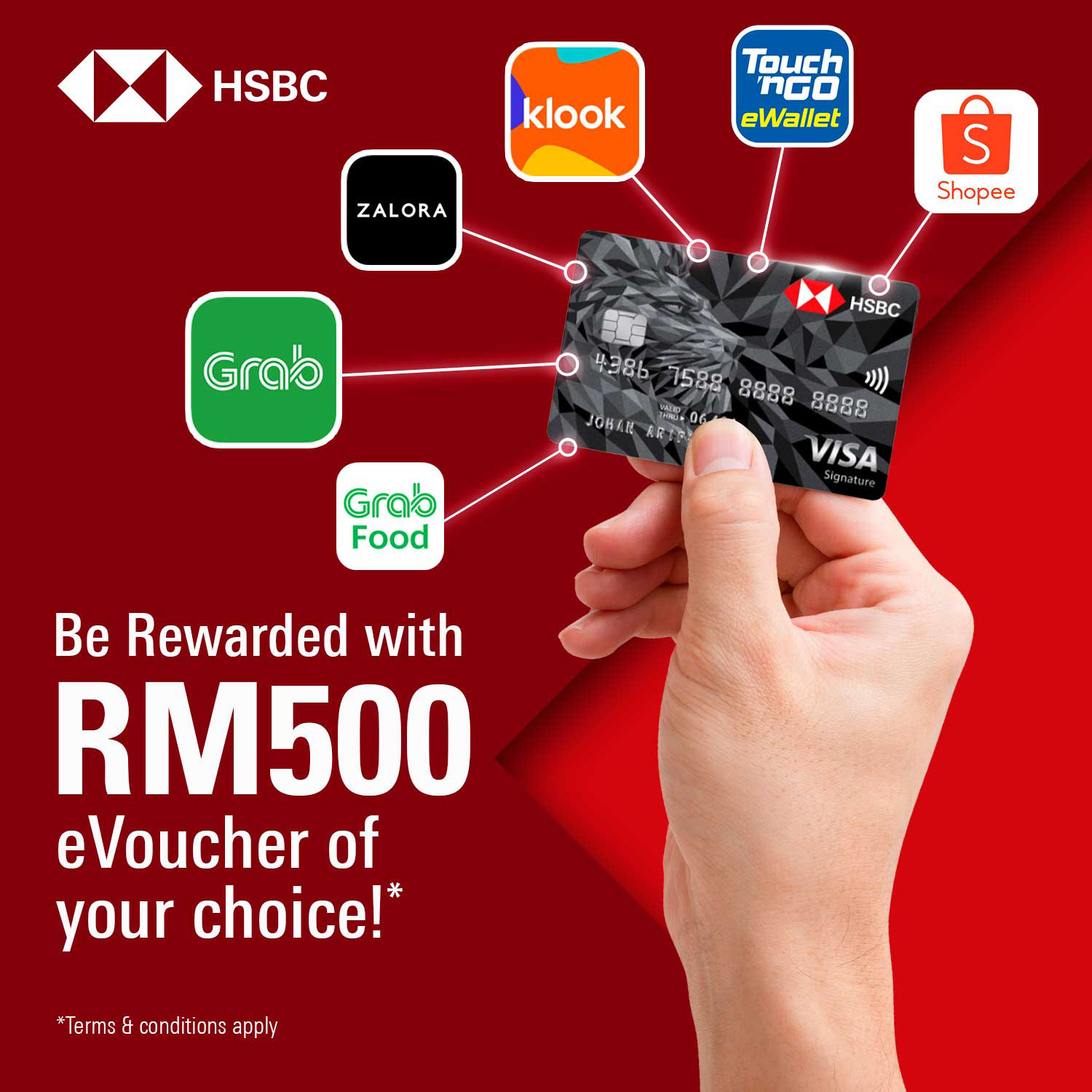 HSBC CPAS Ads — performance creative built to convert hard without ever costing the brand its premium credibility.