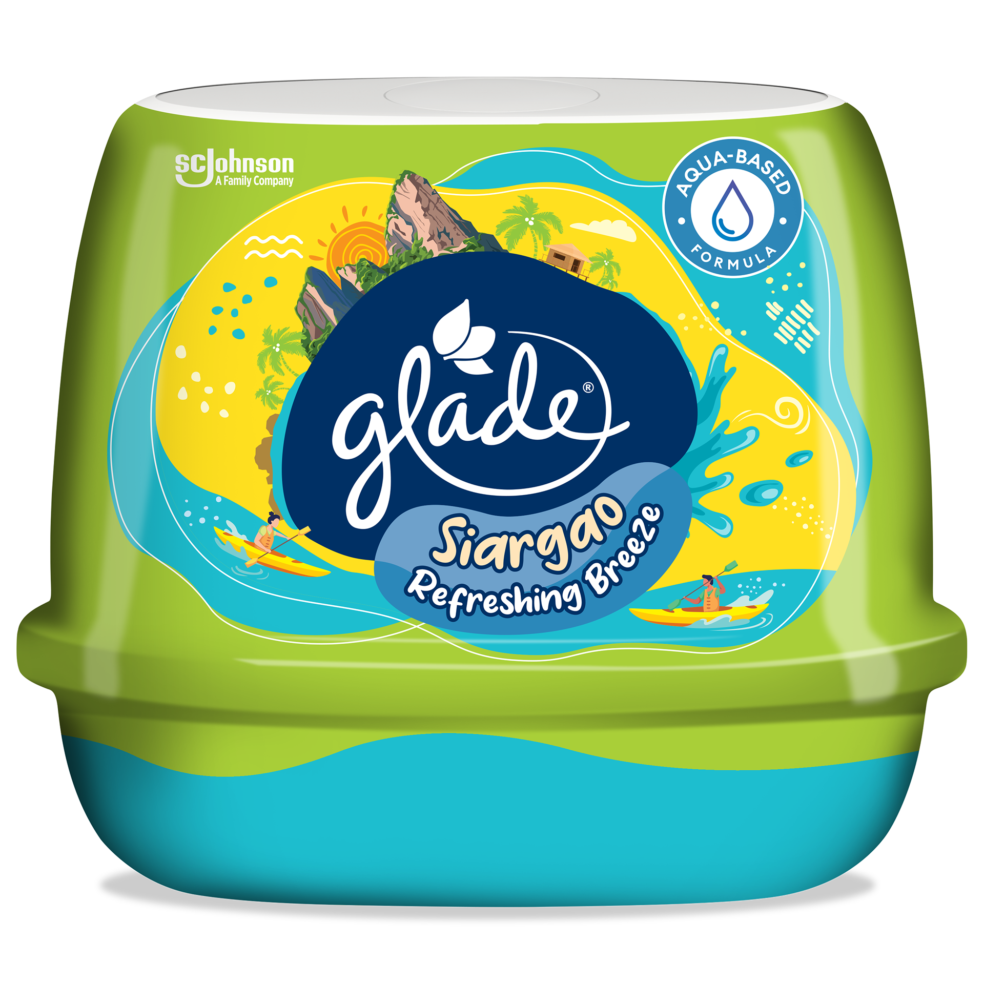 Siargao Refreshing Breeze — the surf-coast variant in the scented-gel format.