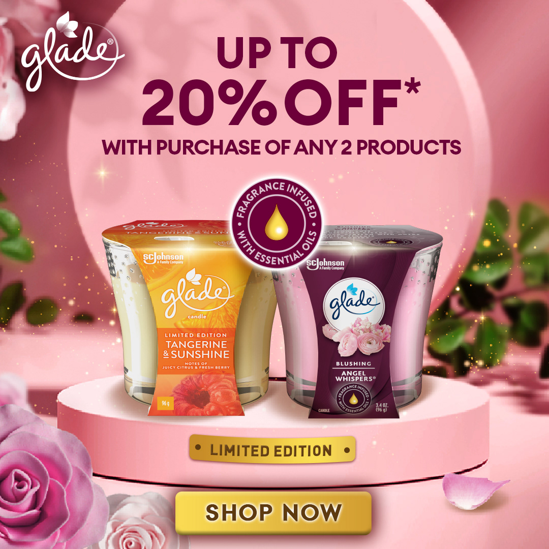 Glade Valentine's Day 2023 social media carousel — seasonal FMCG social content by Laugh Contagious